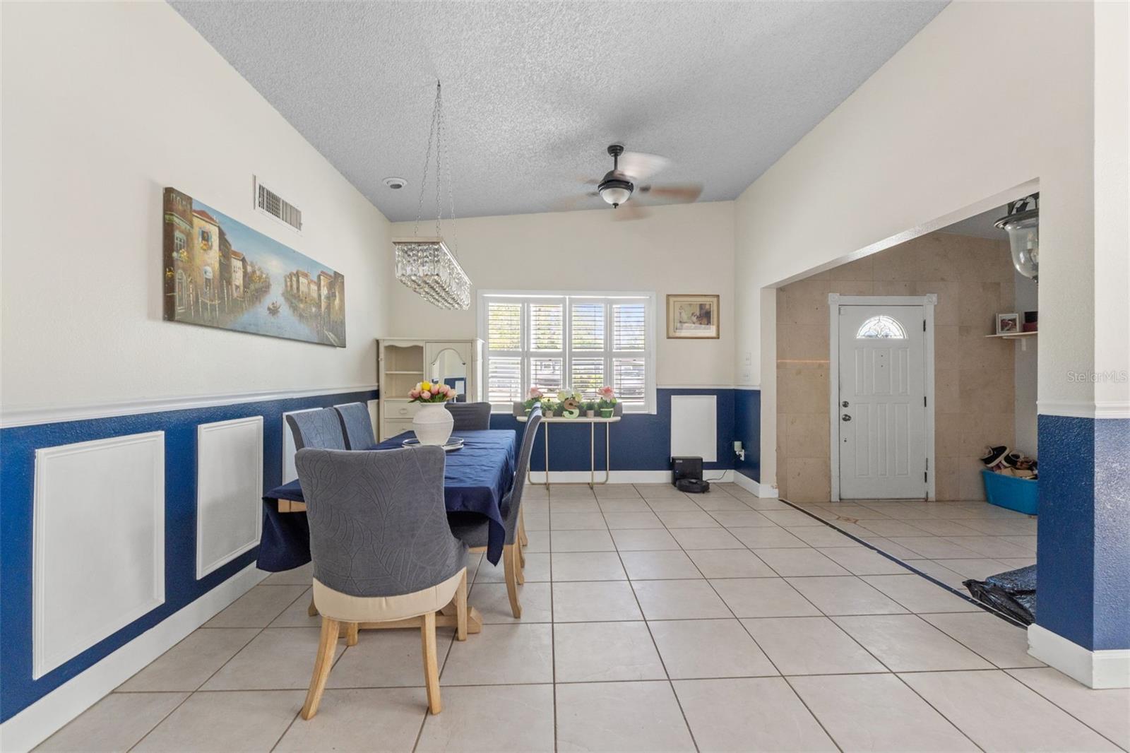 Dining room view to foyer