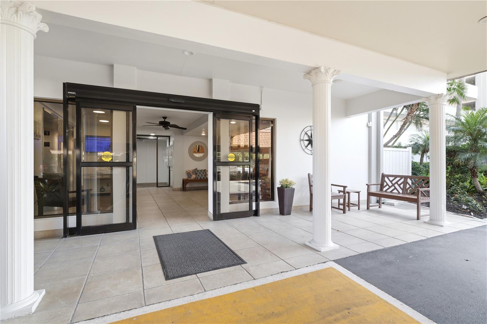 open inviting lobby