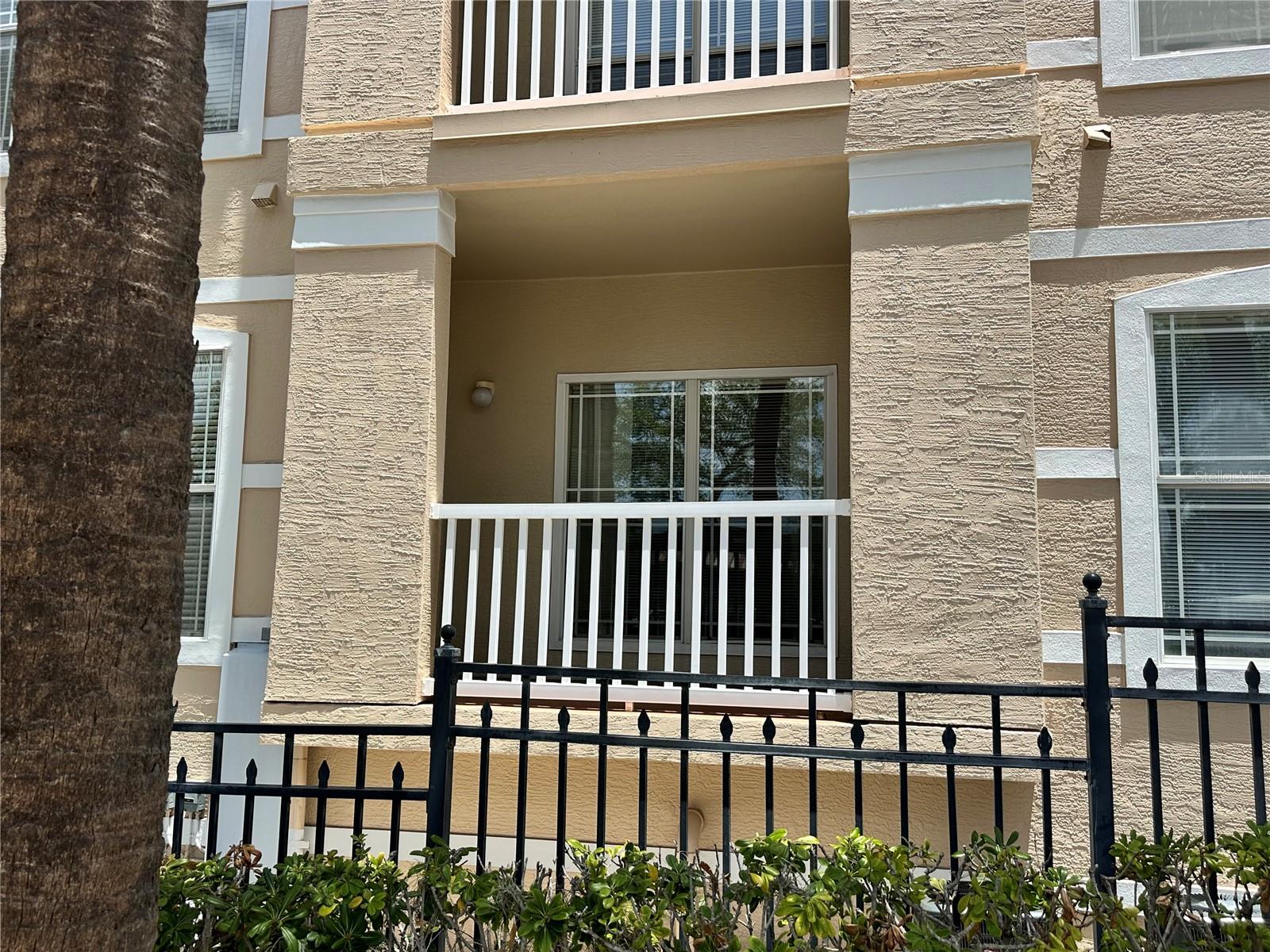 Balcony - exterior view.