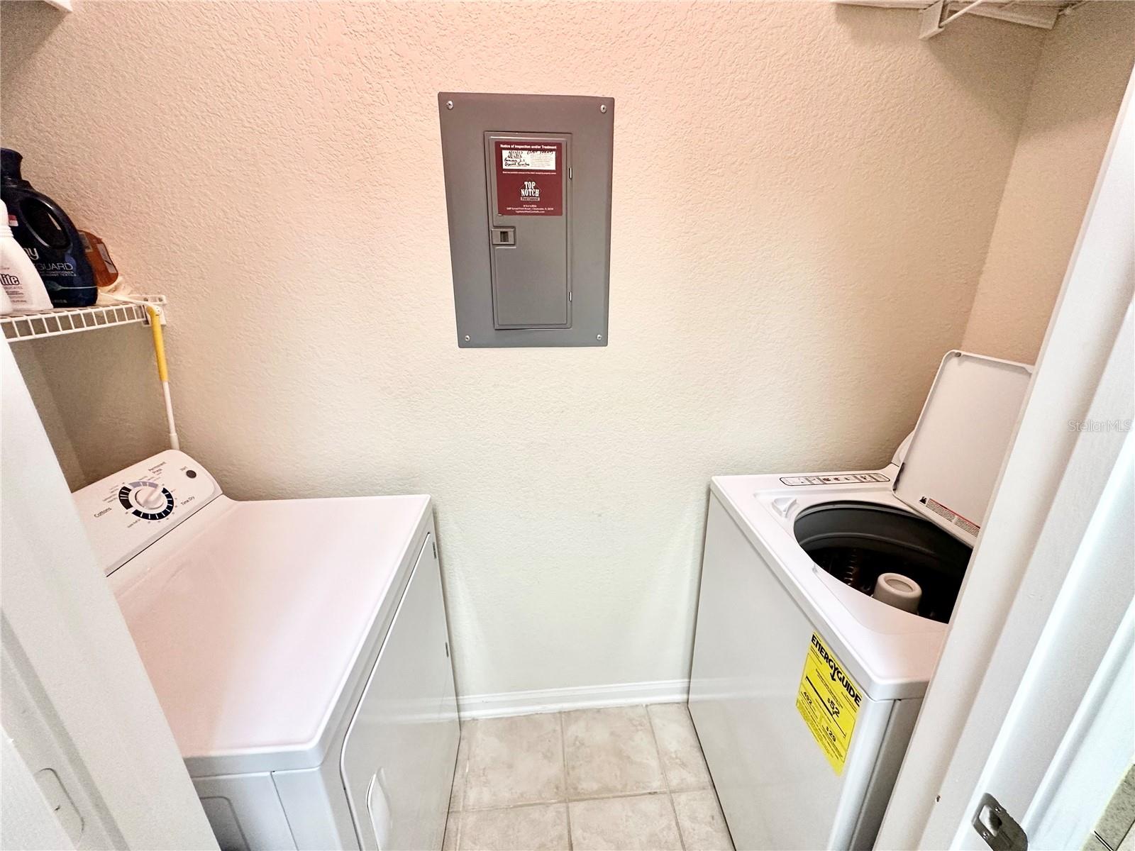 Washer & Dryer in unit.