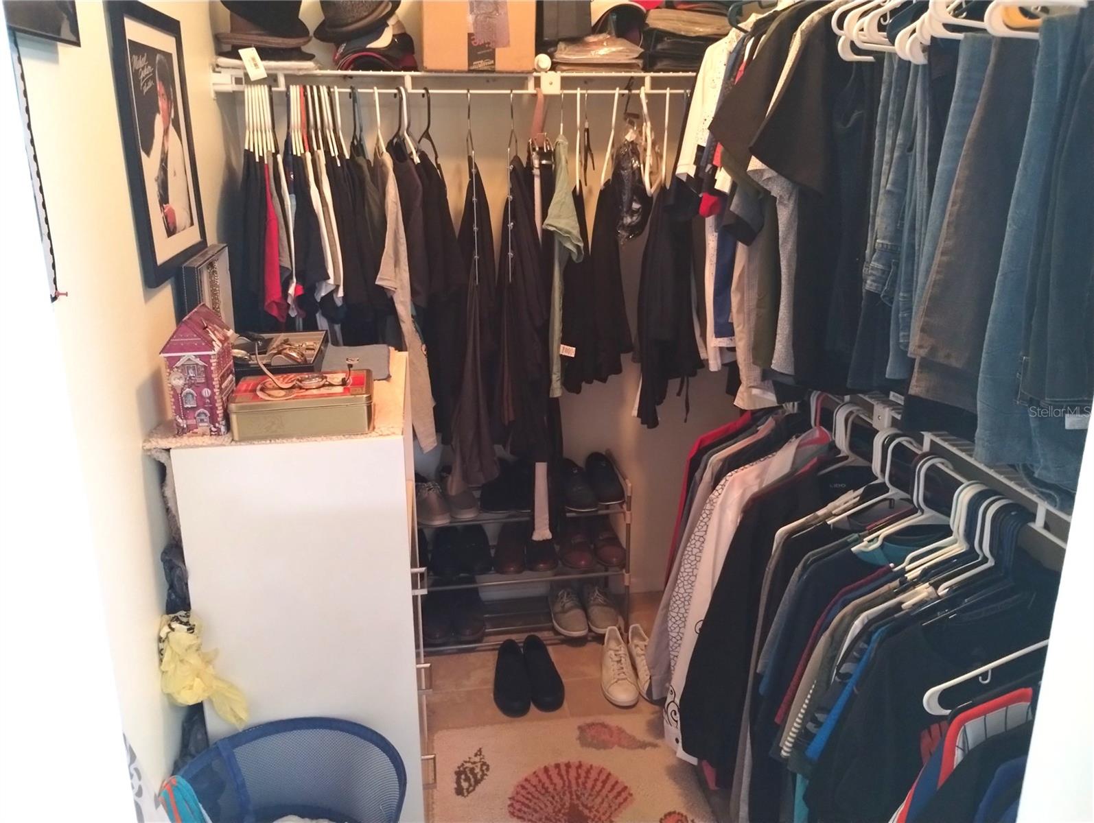 Primary Walk in Closet