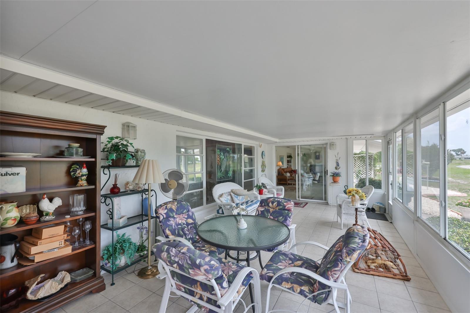 Covered & Enclosed Lanai, Great View of Open Green Space
