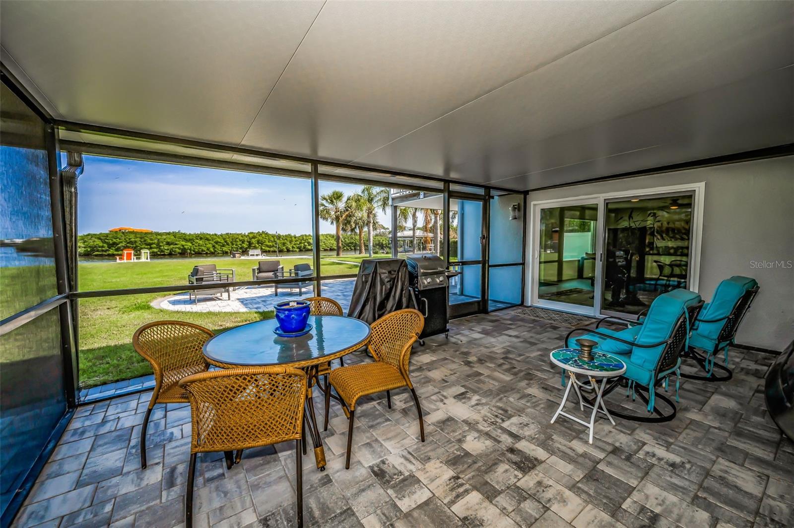 Florida Room off the Nook beautifully paved