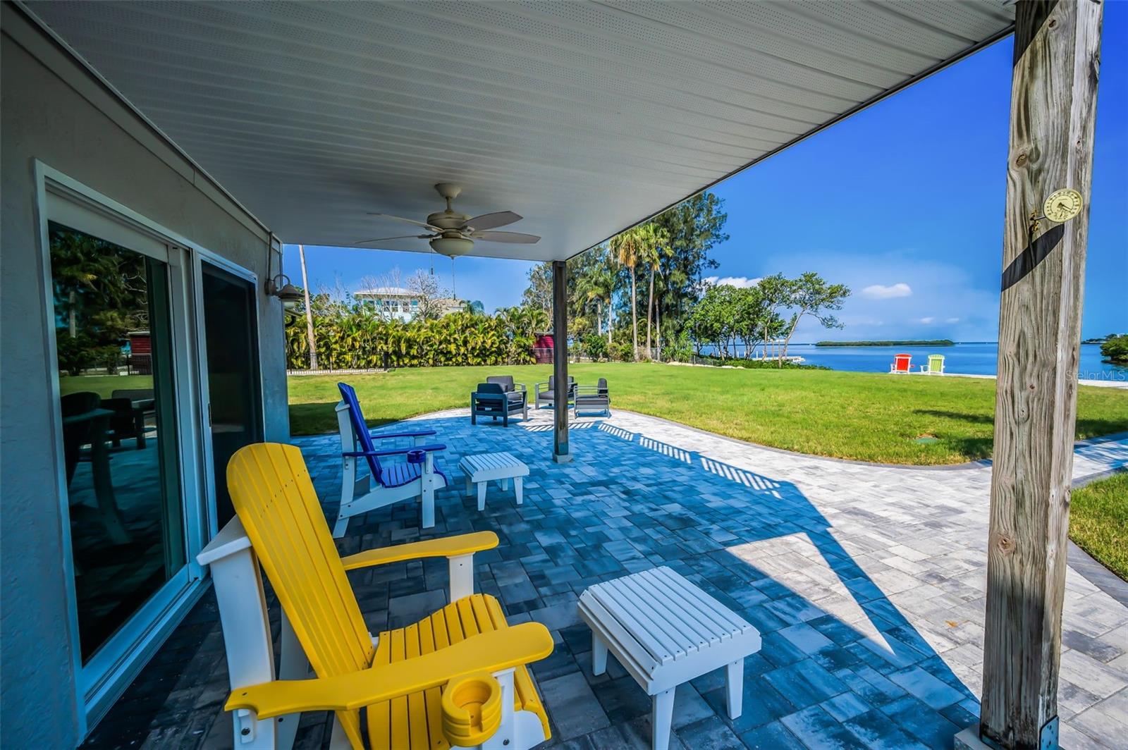 Covered Patio for shade or those rain interruptions!!