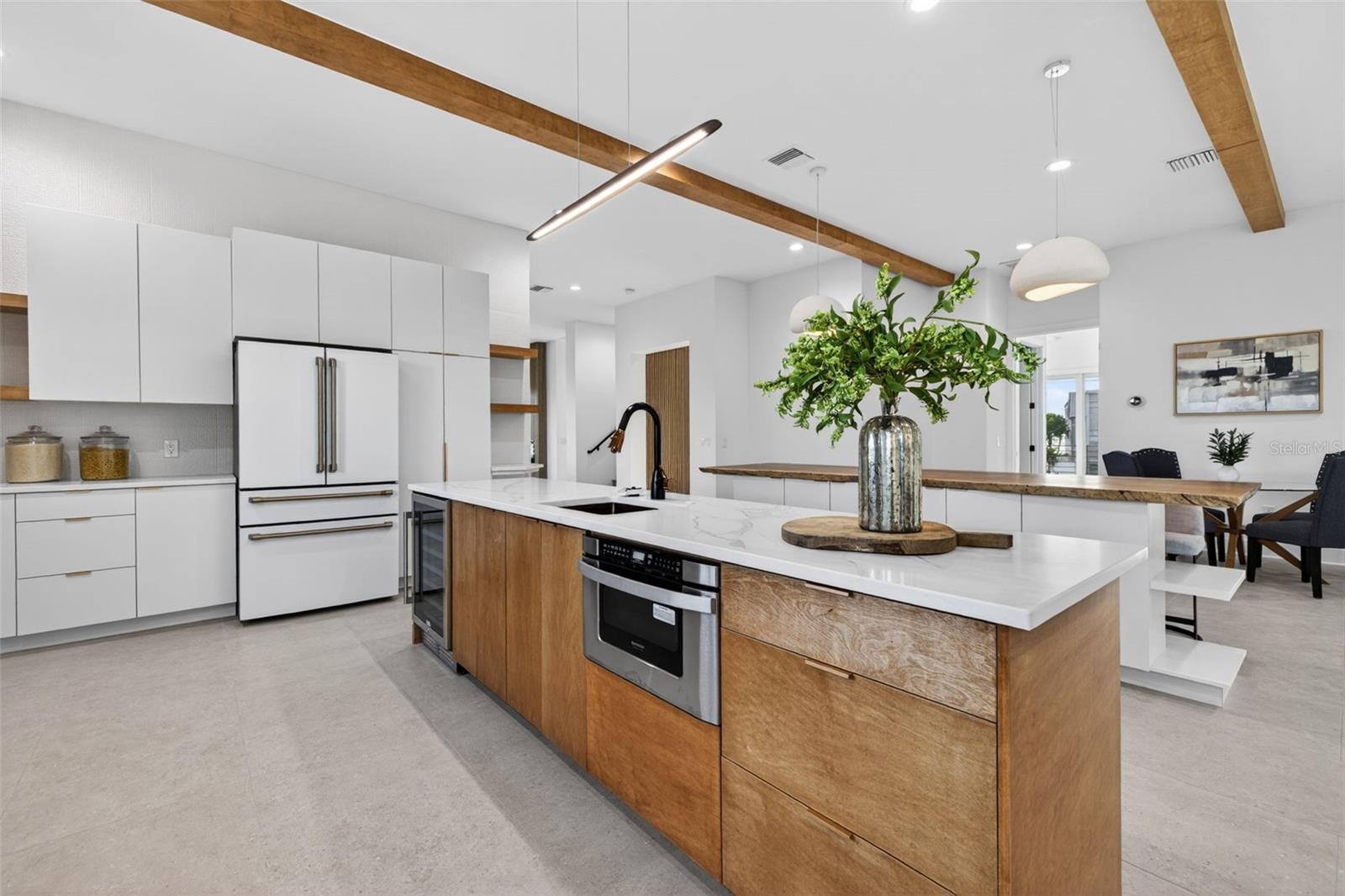 Double island kitchen