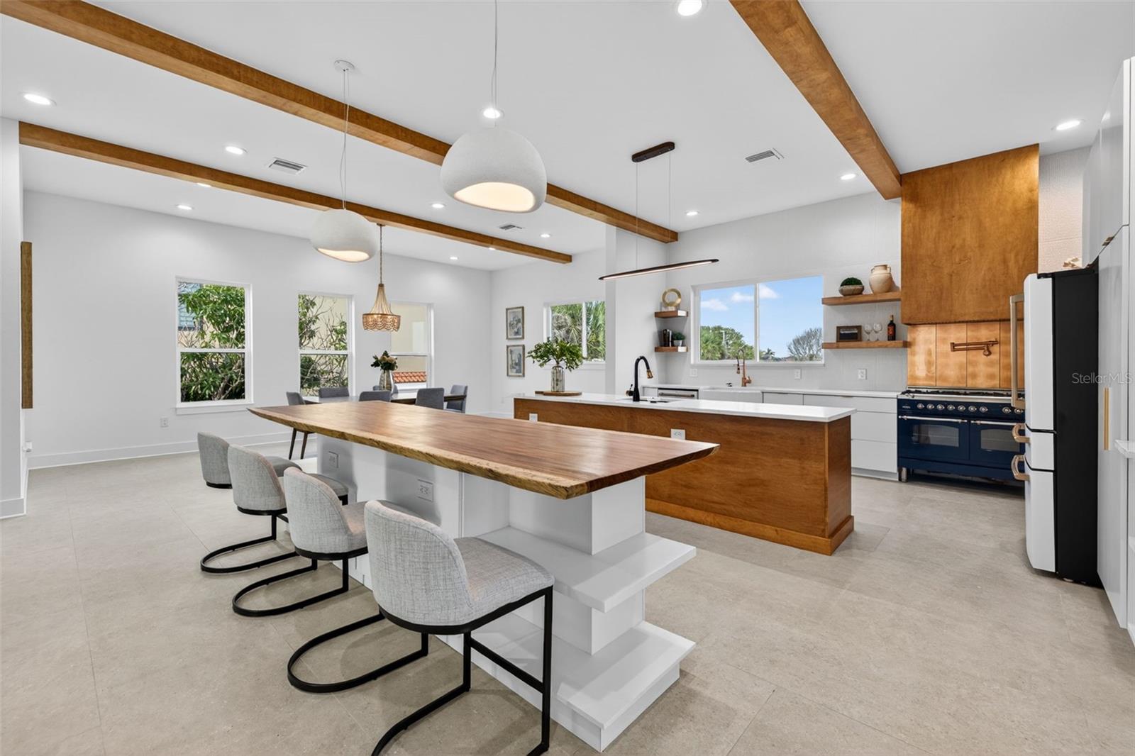 Double island kitchen