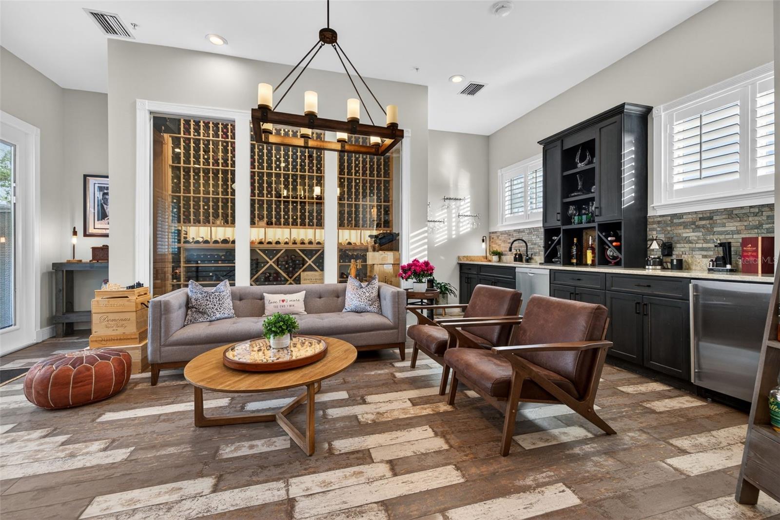 3rd Floor Wine Room which leads to the roof top deck