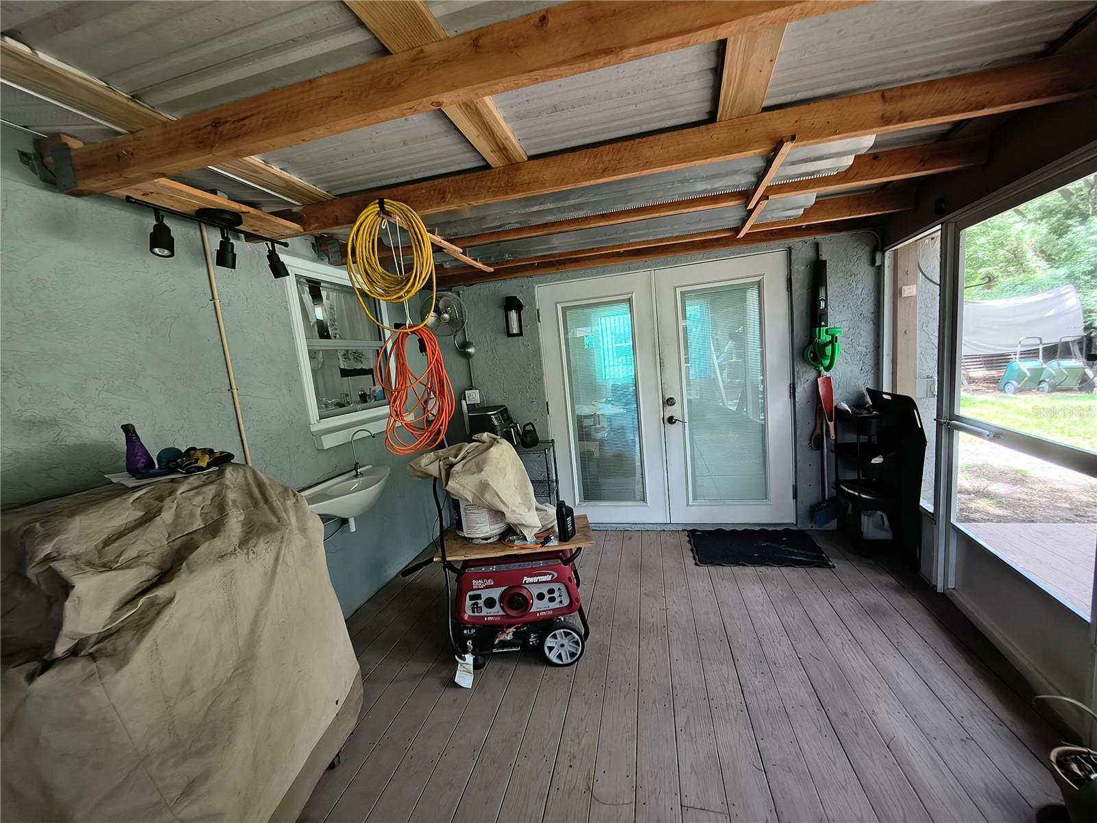 Large Lanai with Composite Wood Floor