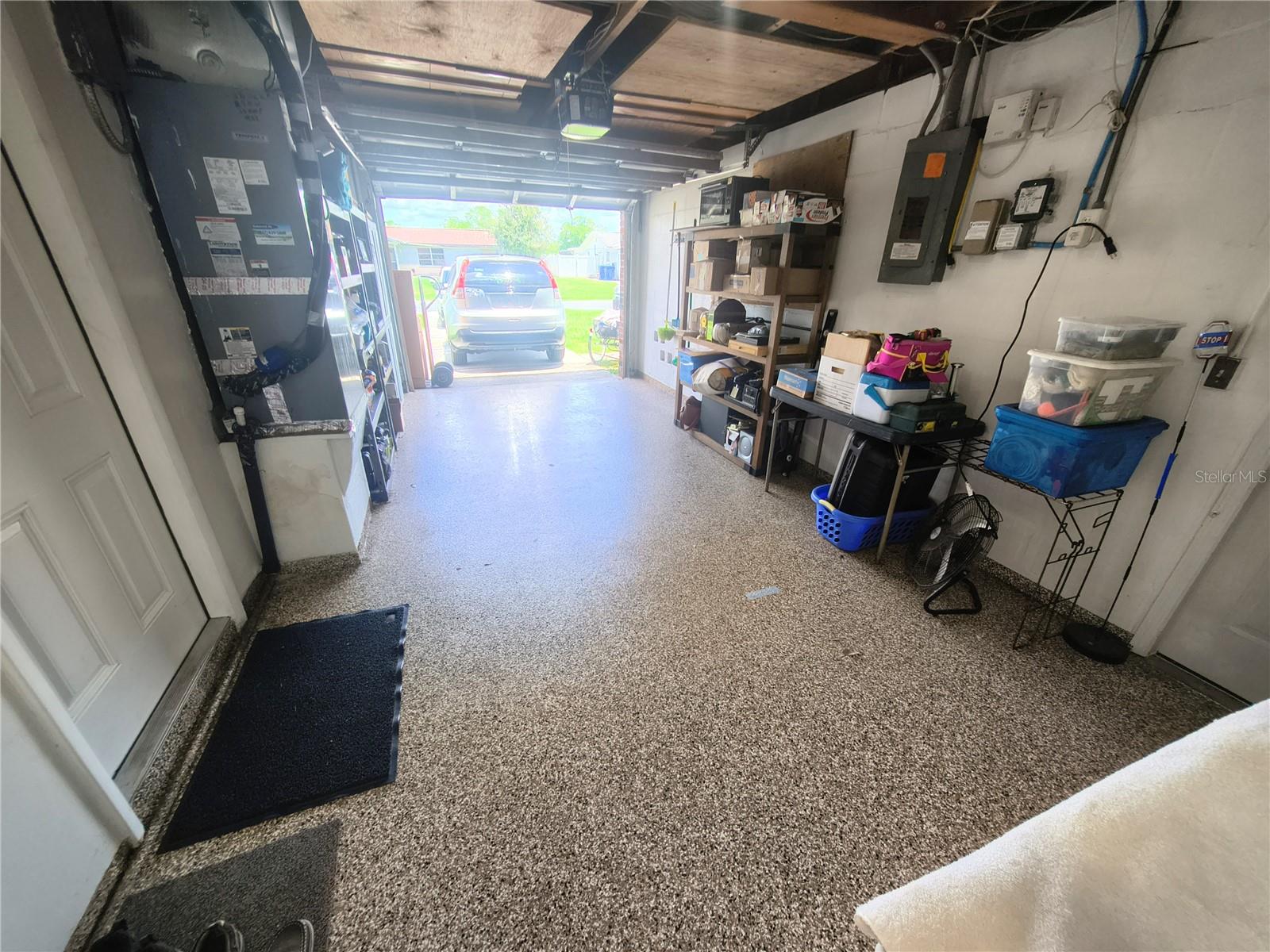 What a Man Cave. Gorgeous new Flooring Finish!!