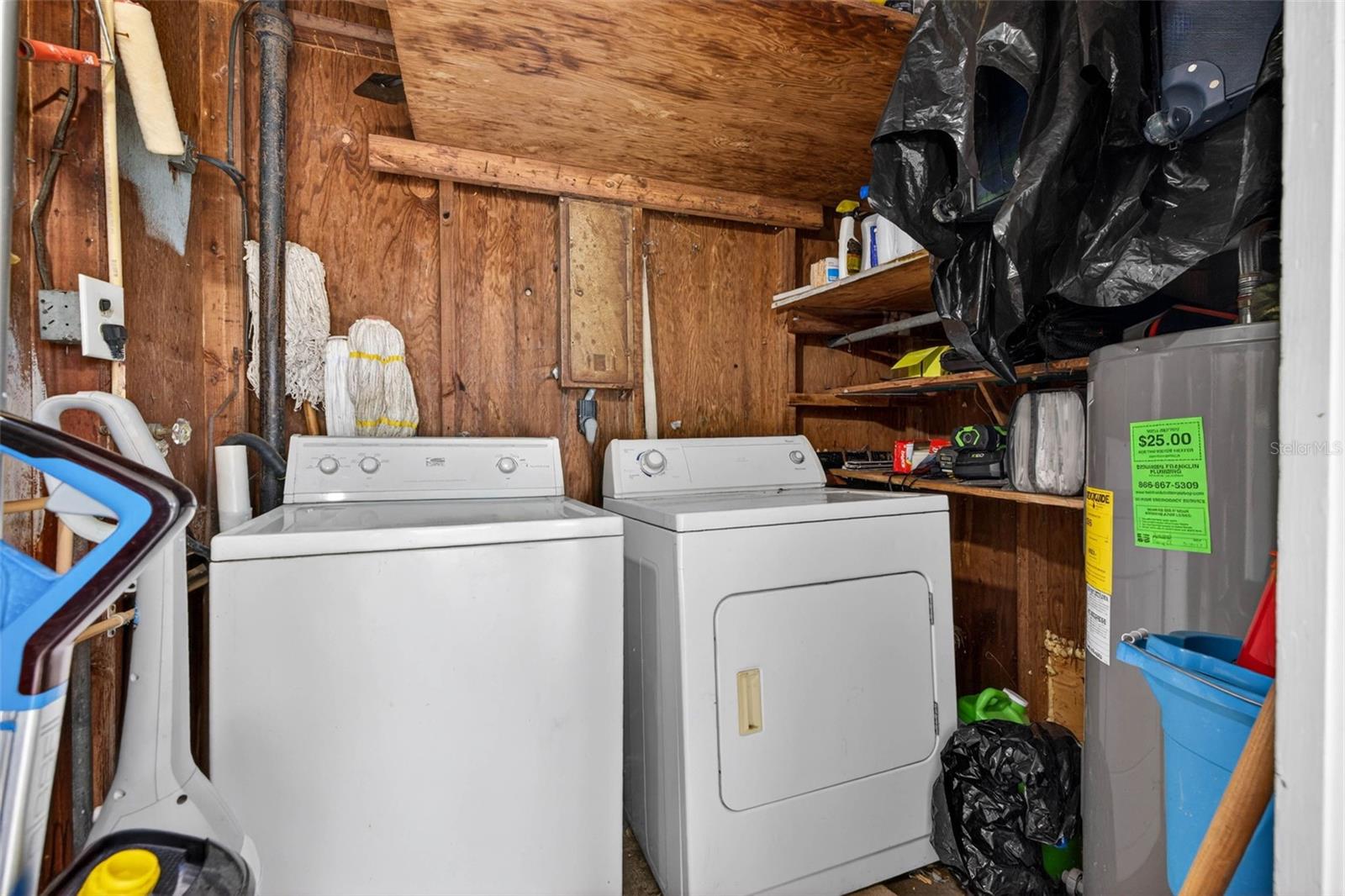 Emptied Laundry Room