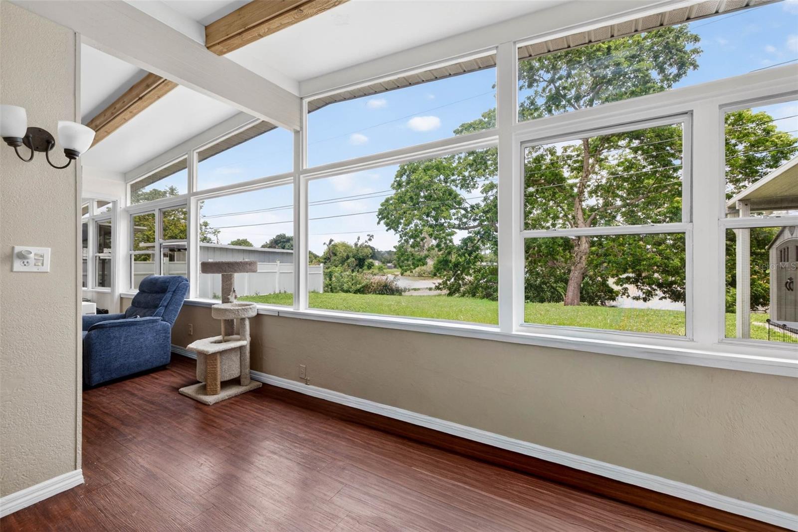 Living Room overlooks the lake