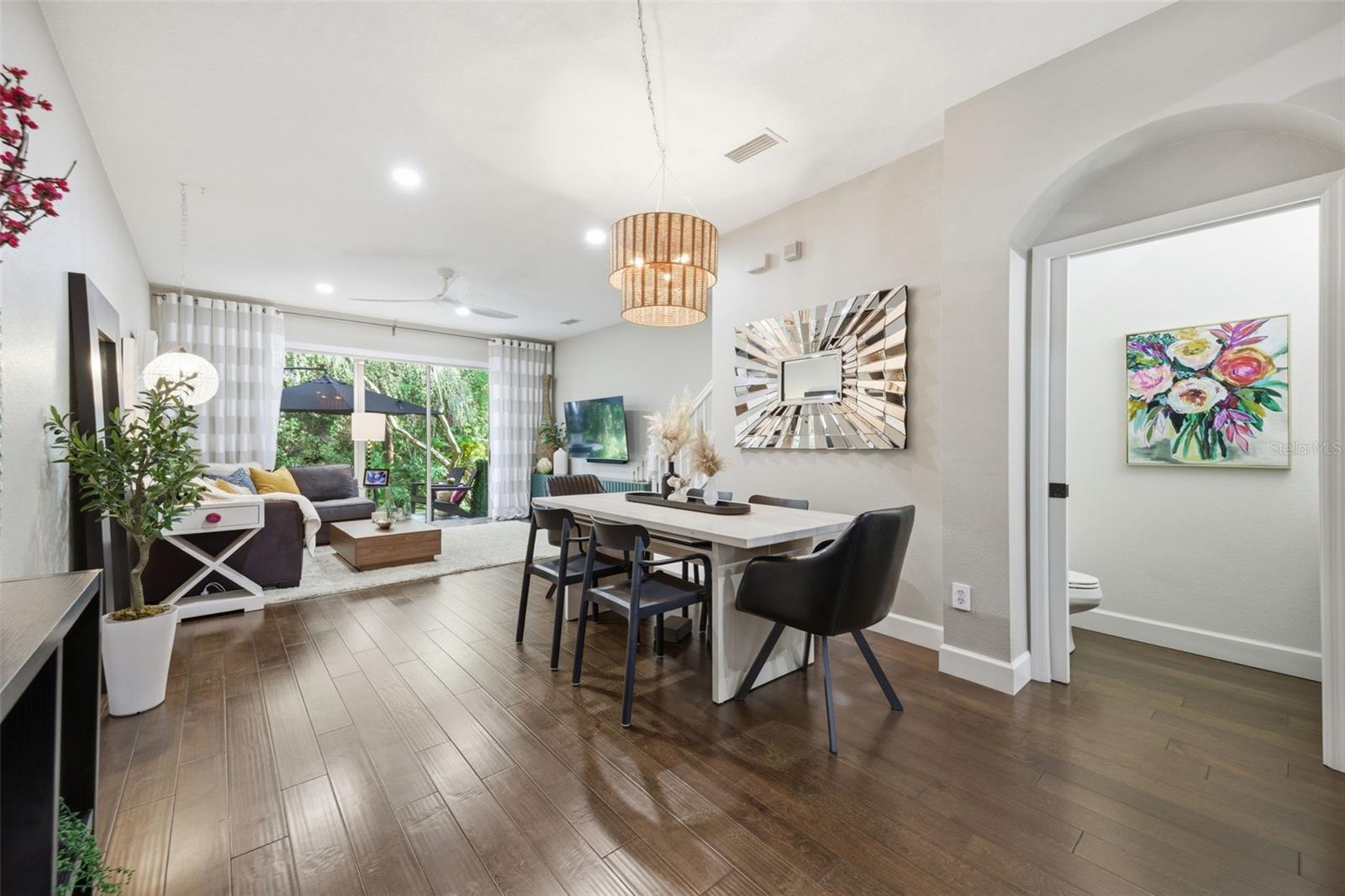 Gorgeous hardwood flooring