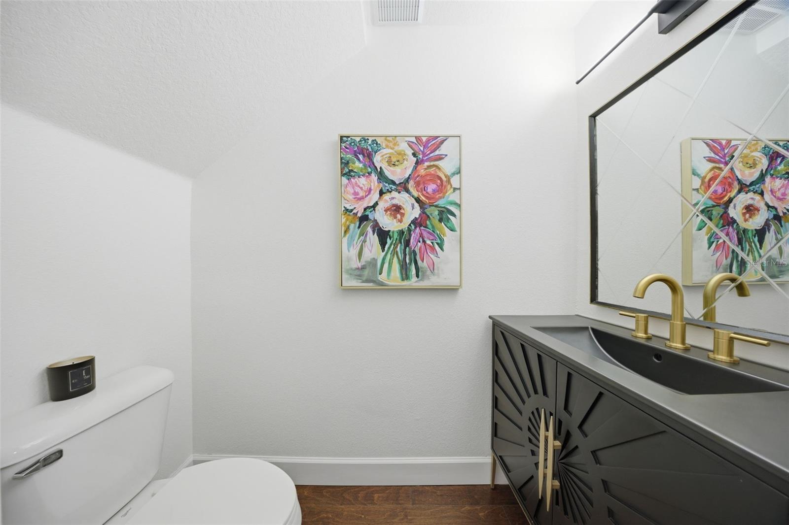 Downstairs half bath