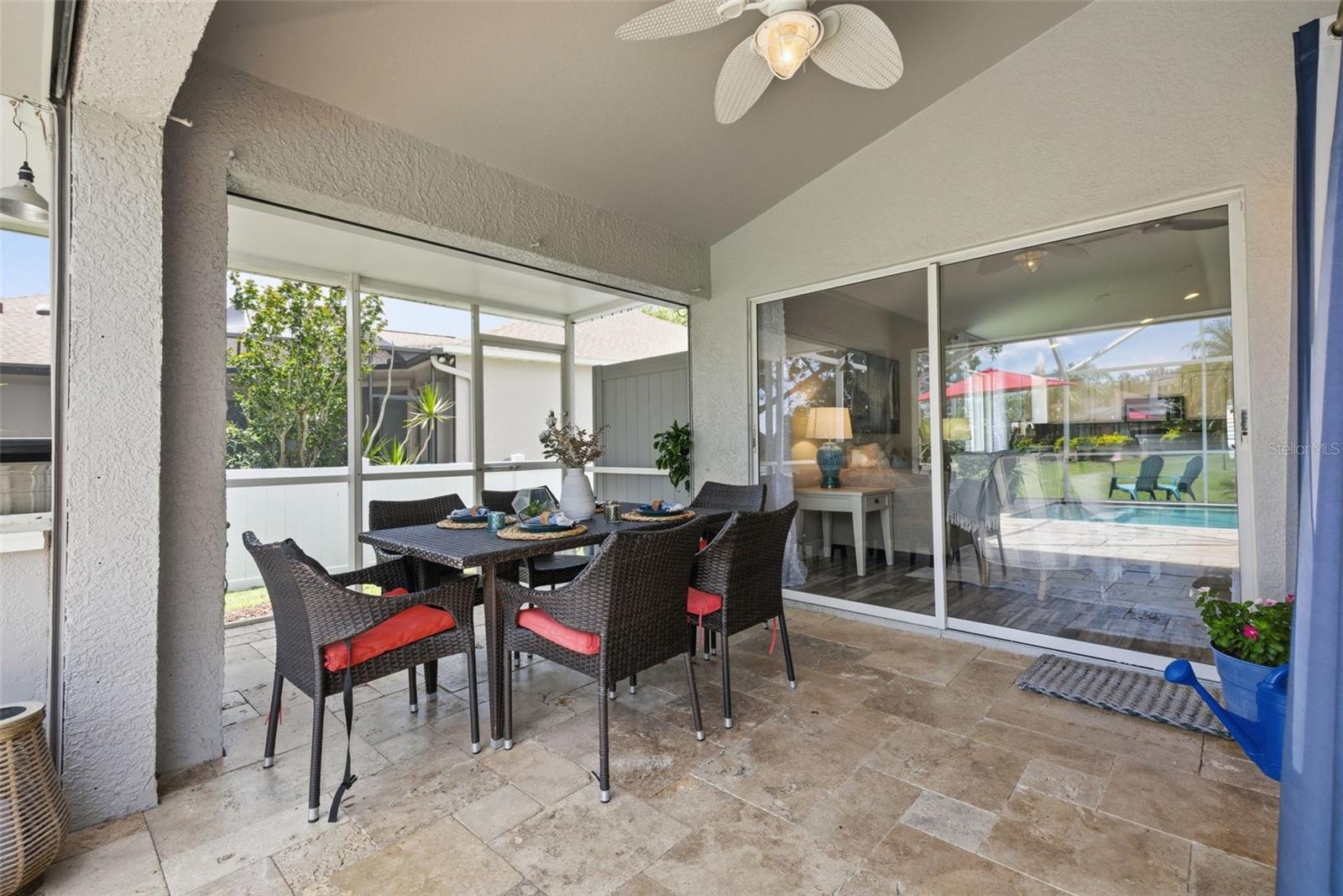 Covered patio for your outdoor dinning