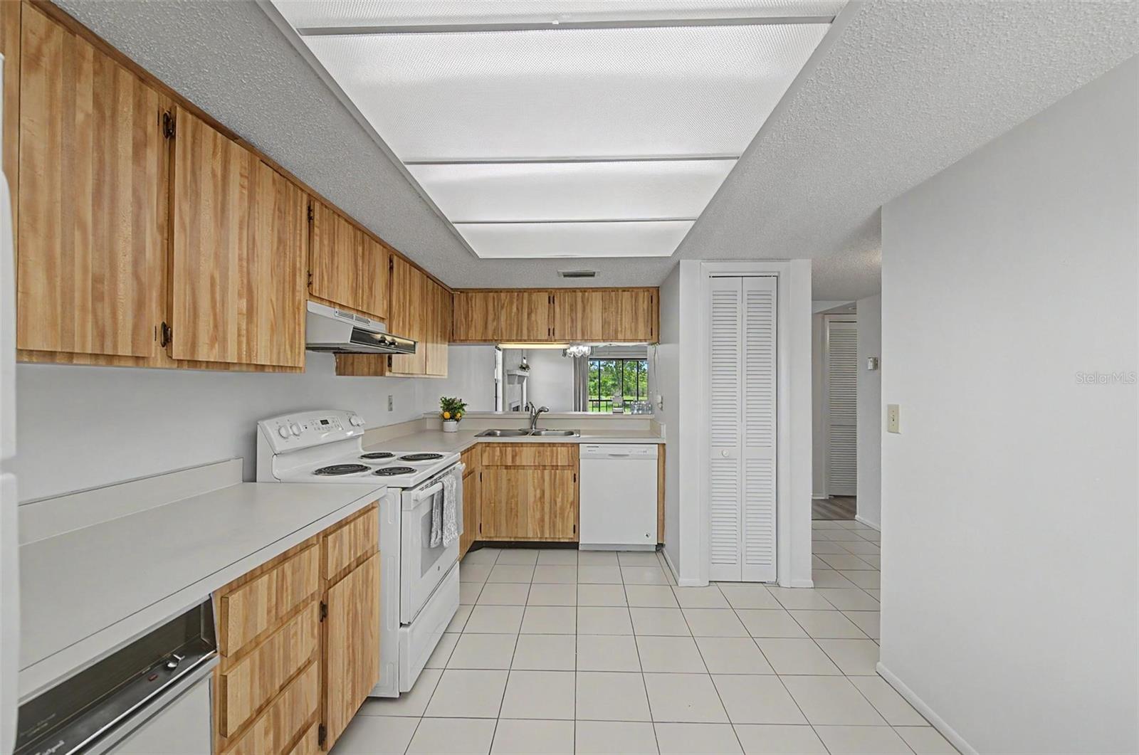 Light and bright kitchen.