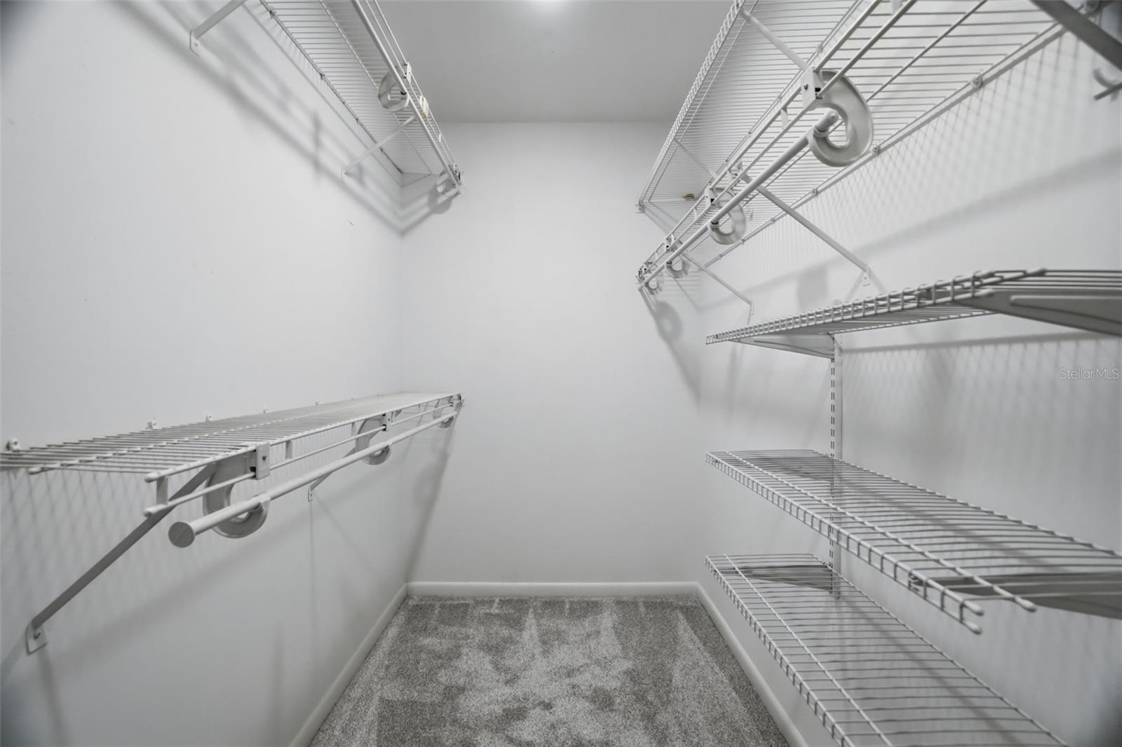Primary walk in closet