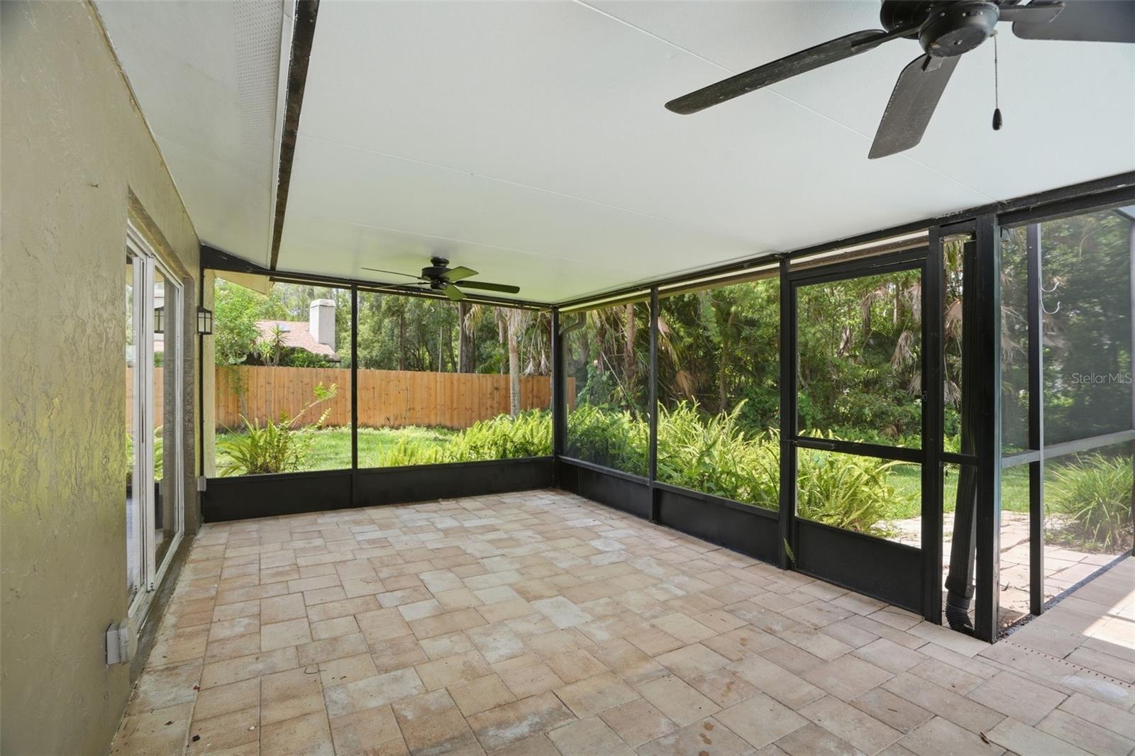 Covered patio