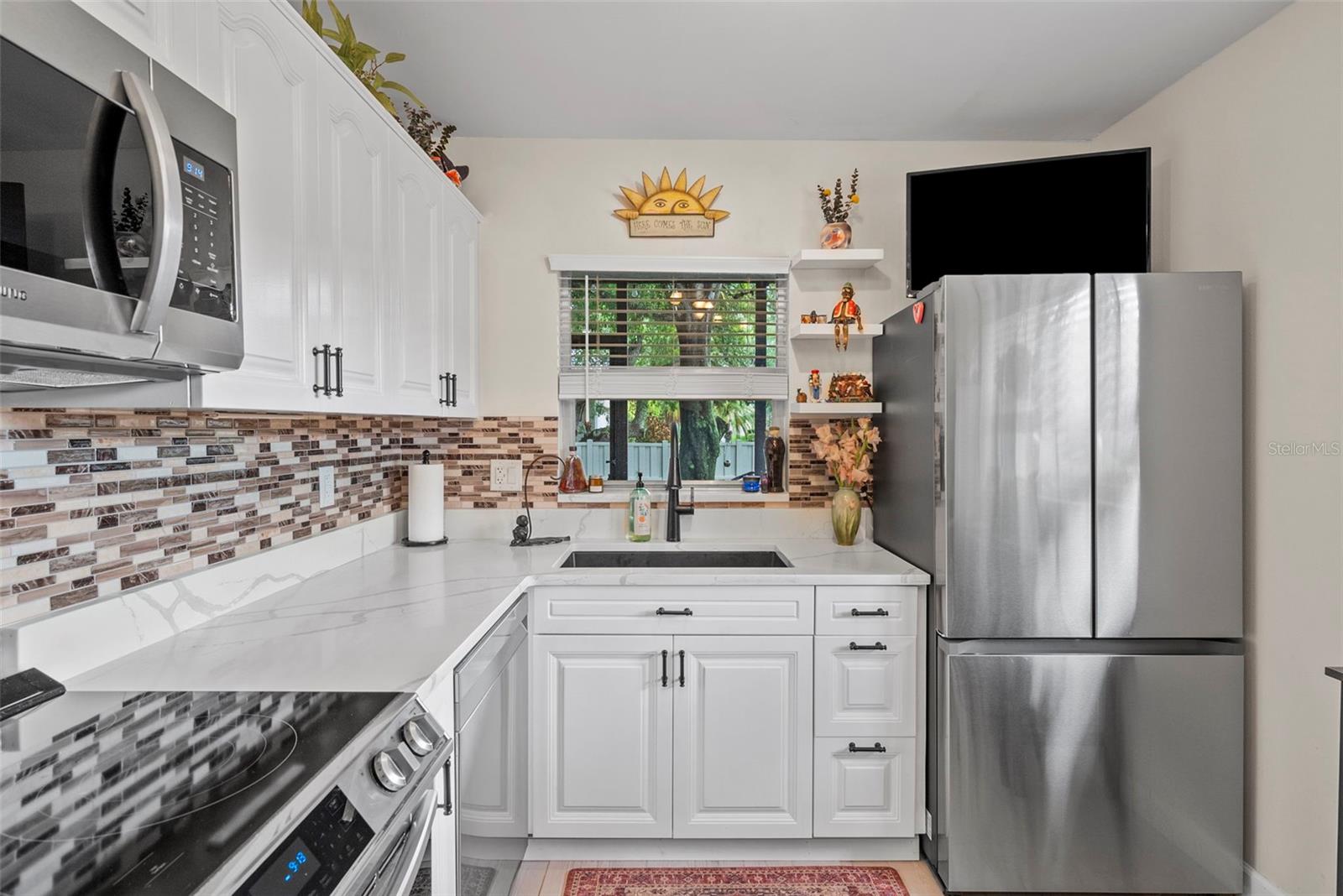 A brand new refrigerator.