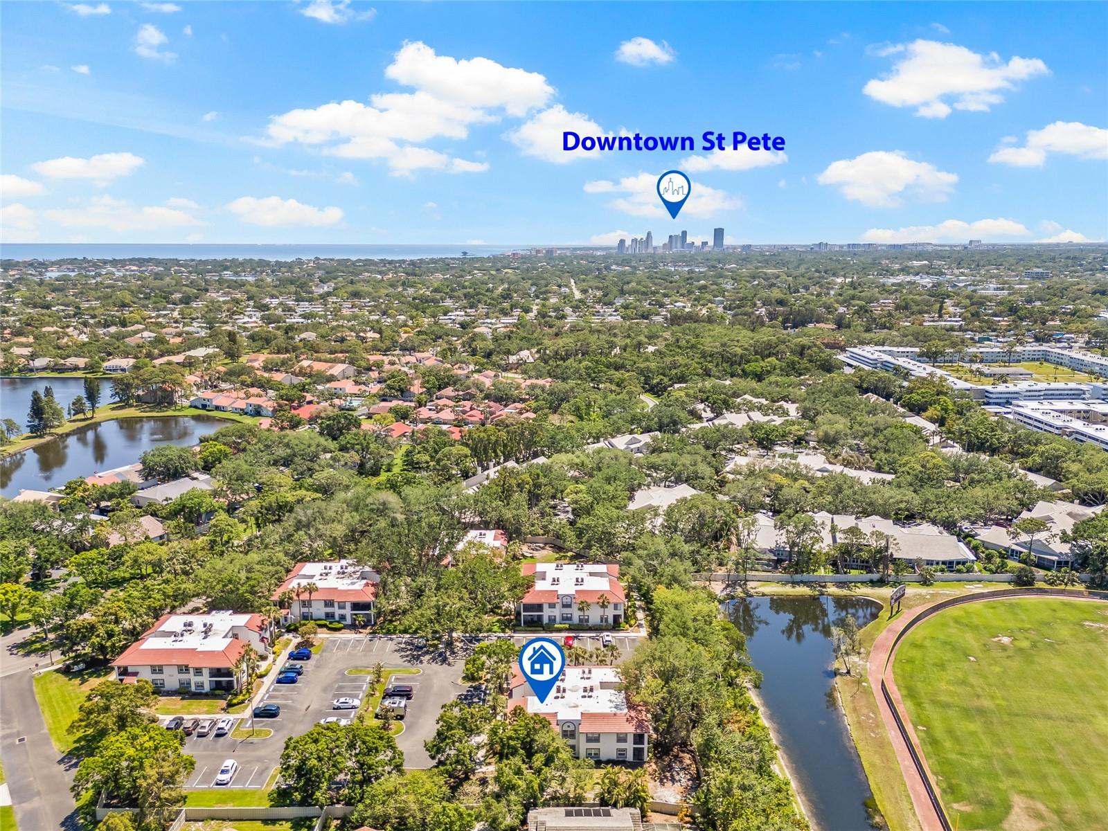 Located within minutes to downtown St. Pete.
