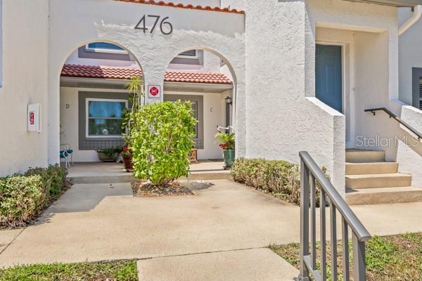Enter through your own private front door.