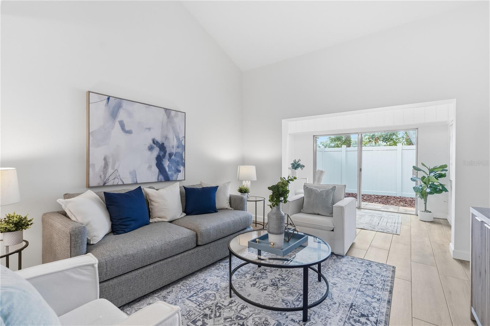 Opposite view of living room