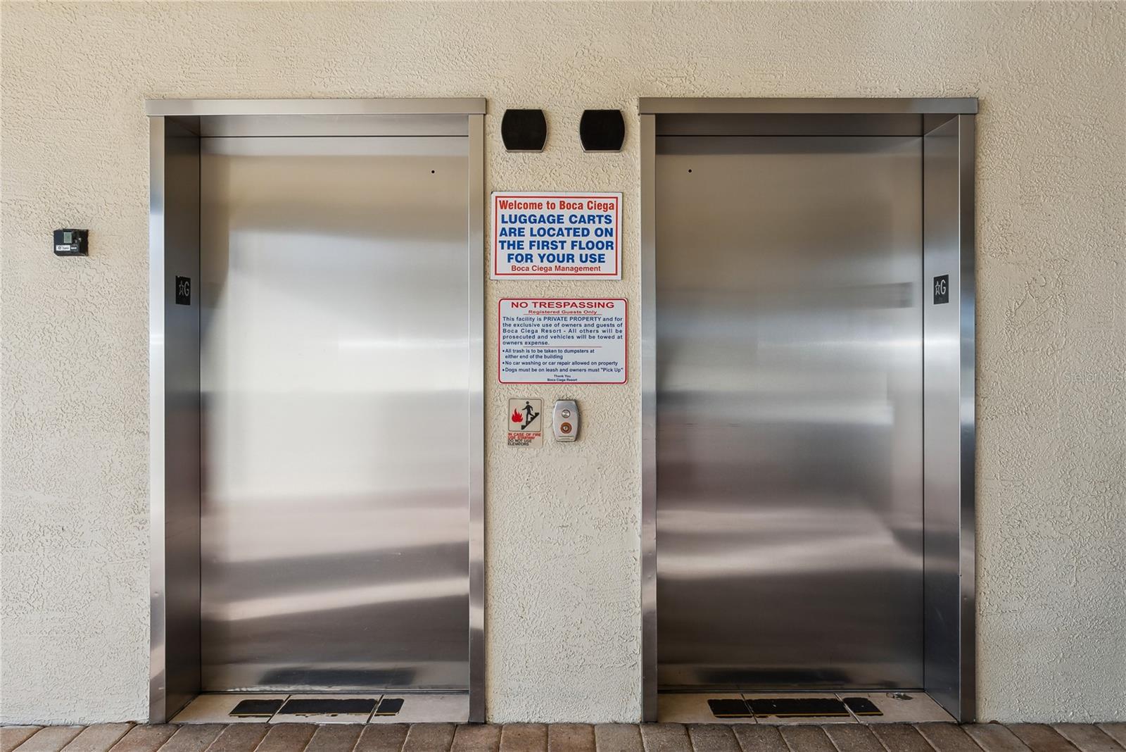 Elevators for Boca Ciega Resort