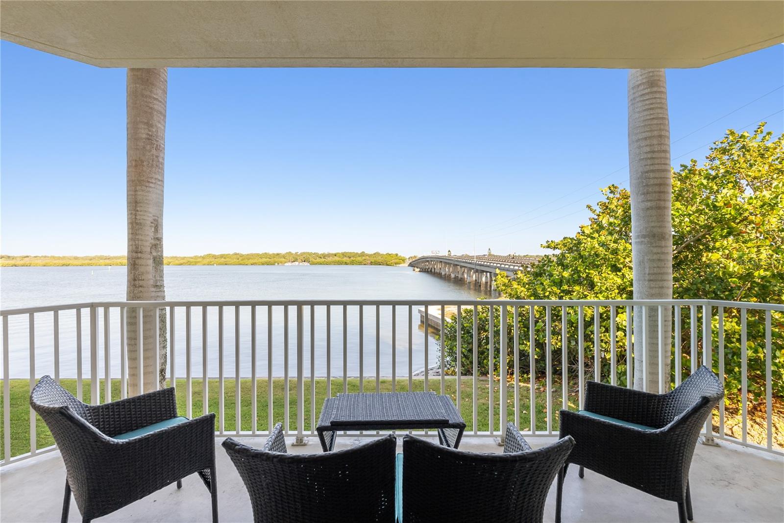 View of Boca Ciega Bay from the balcony