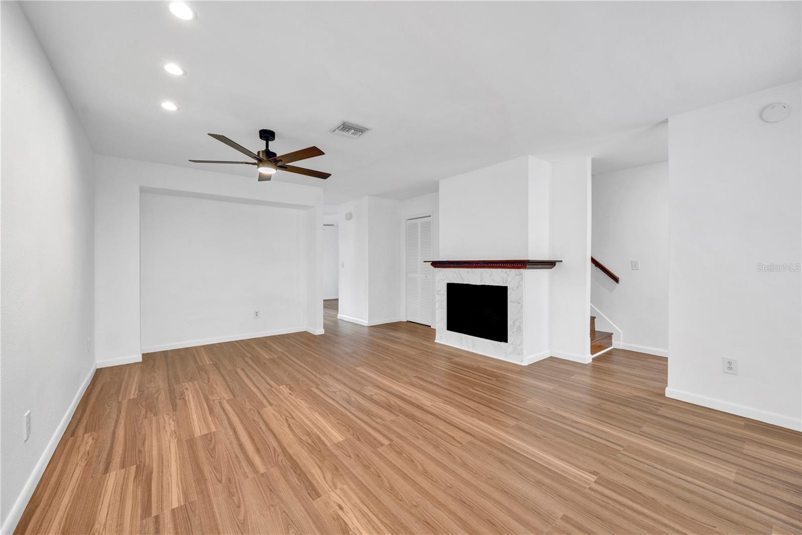 New Ceiling Fan & Canned Lights