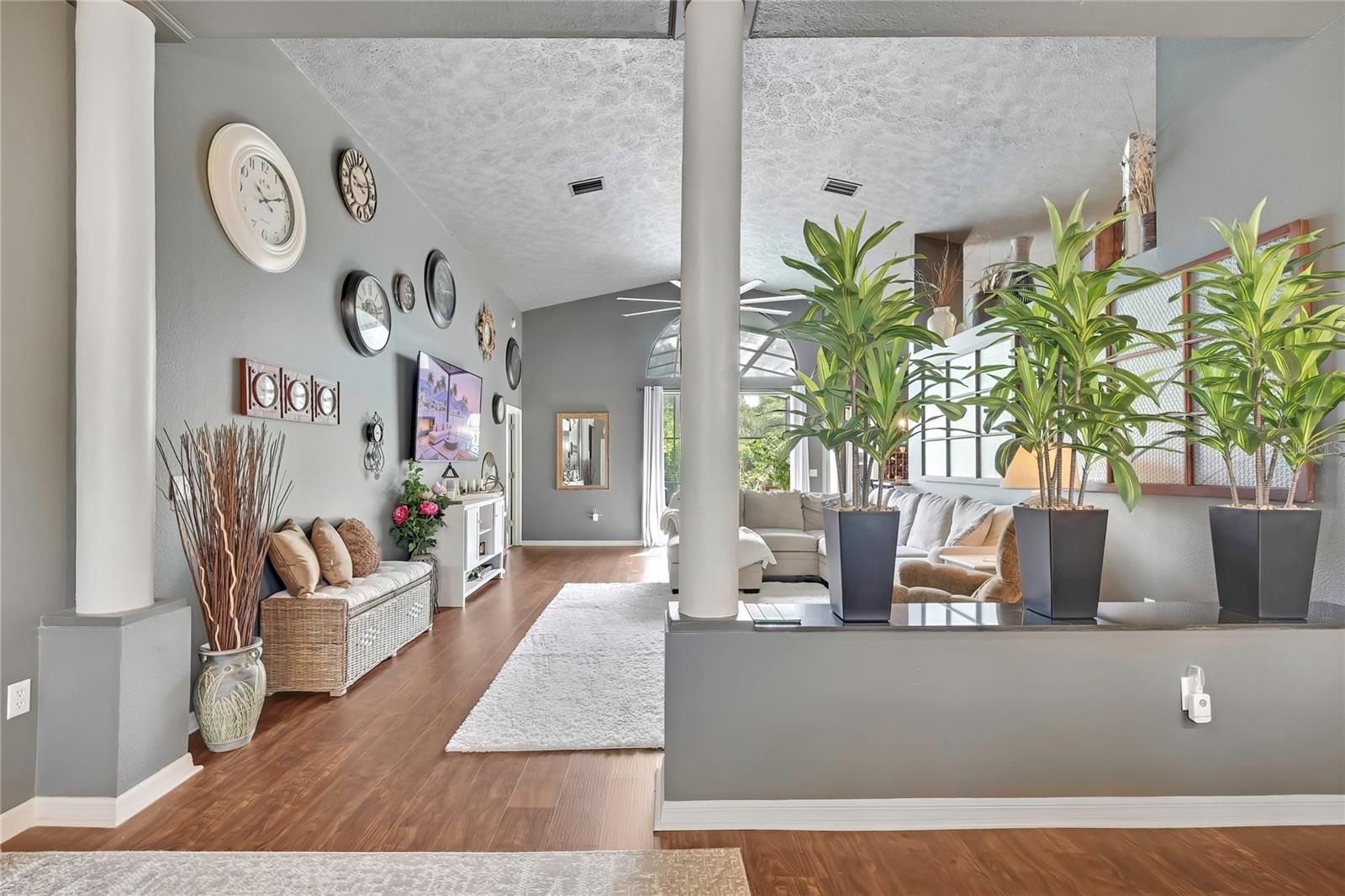 step inside the foyer
