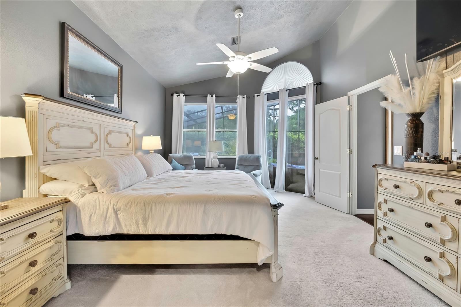 cozy master suite