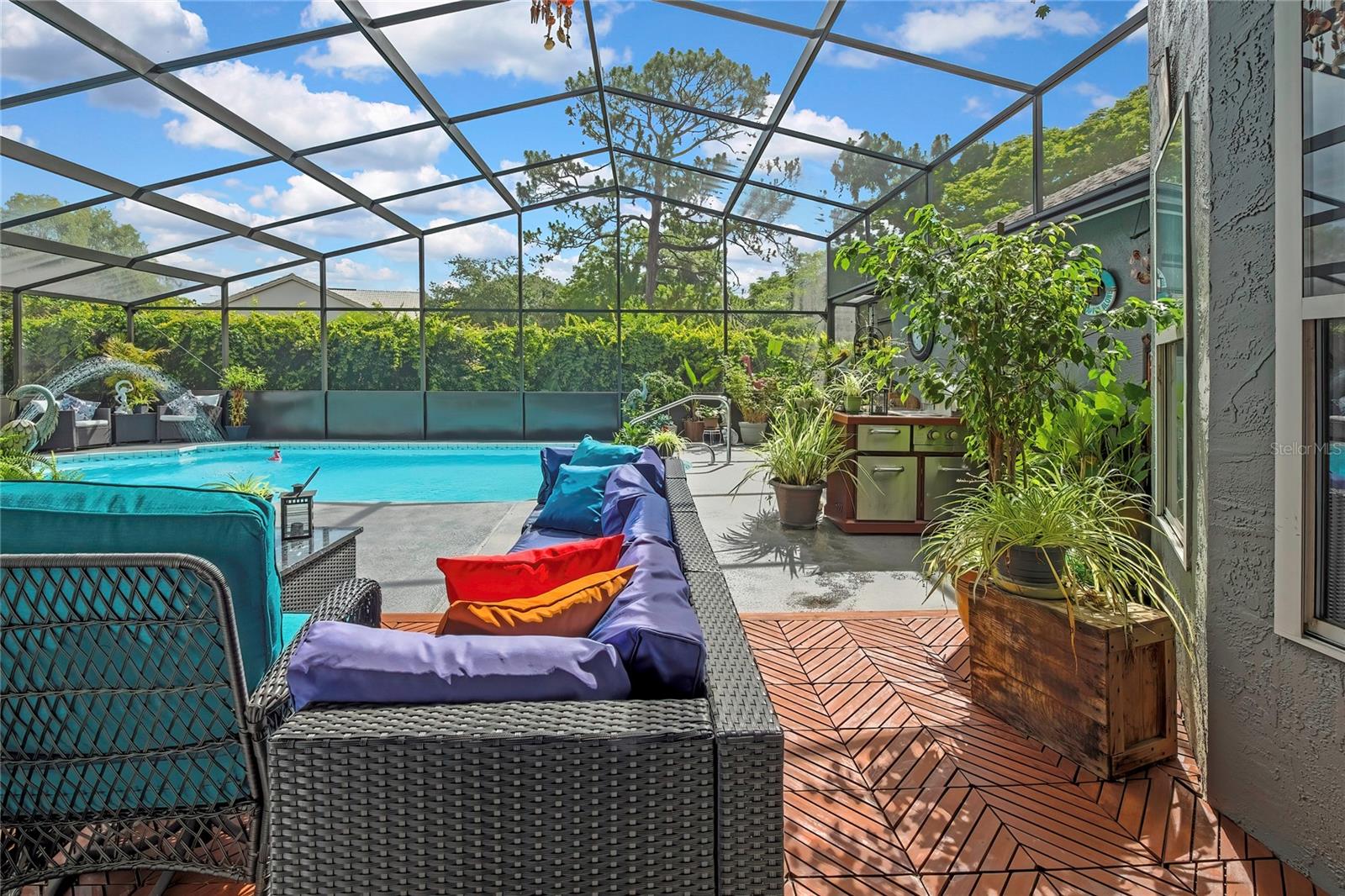 back patio area