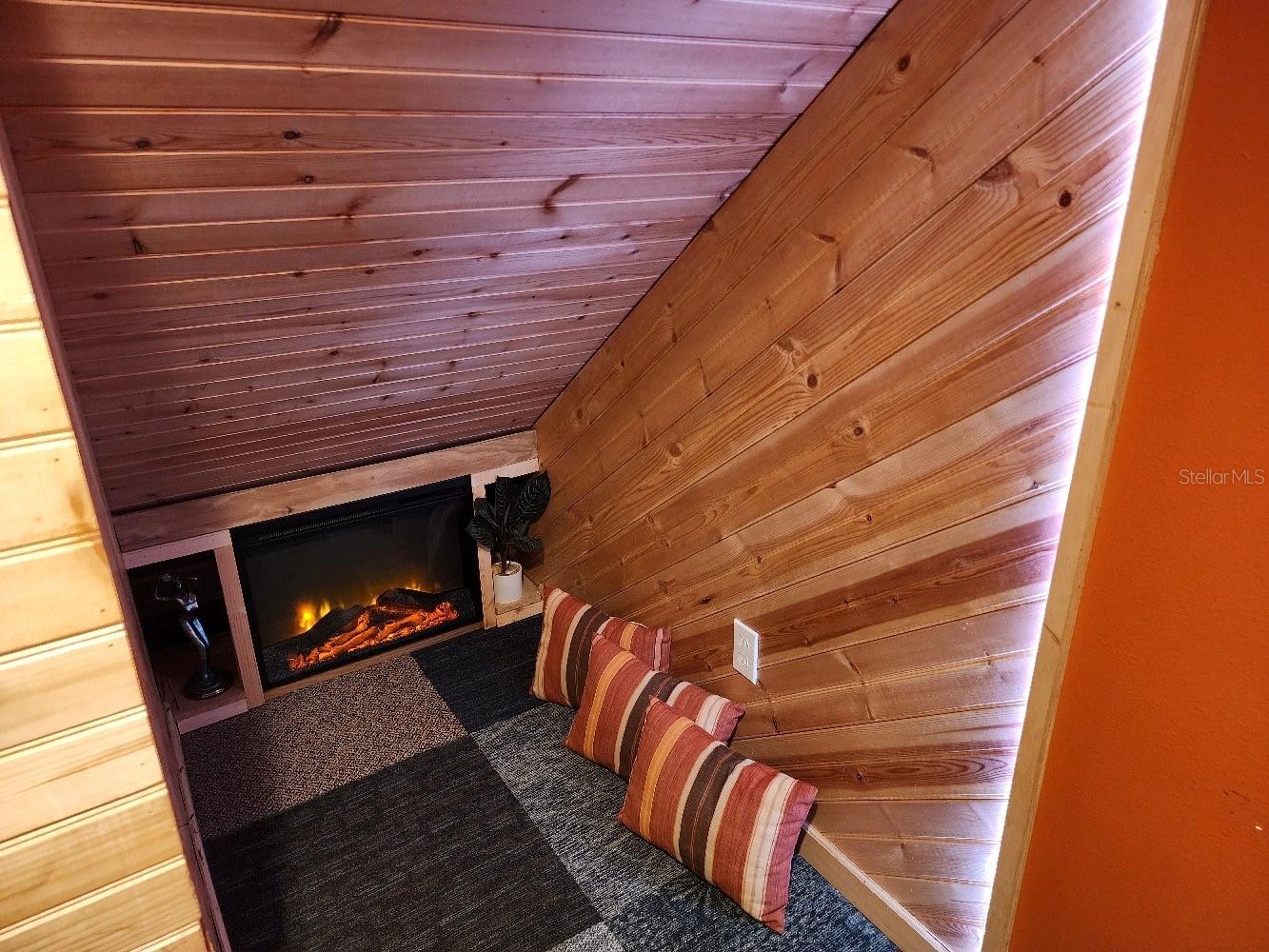 Relax room under stairway