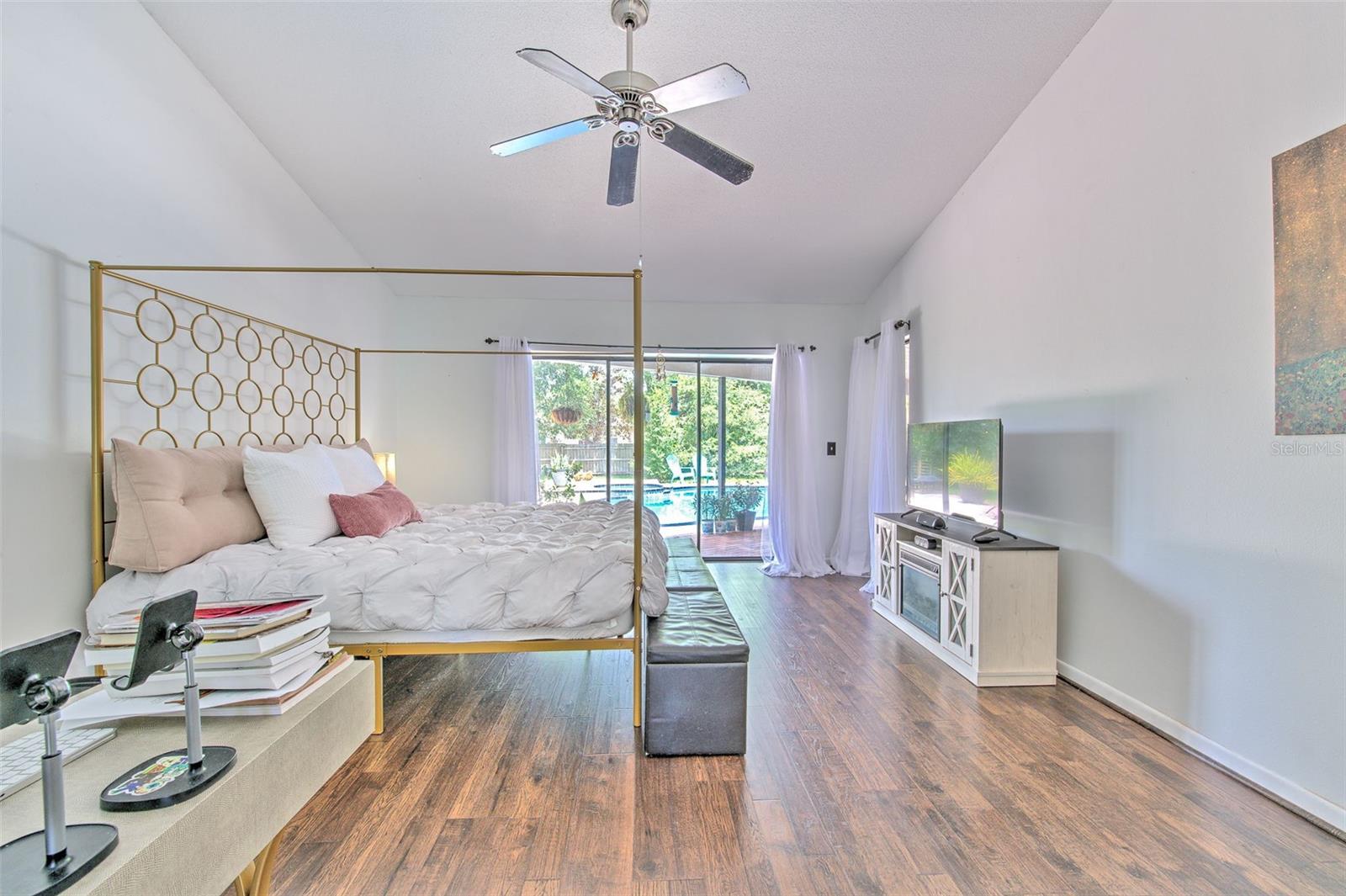 Primary Bedroom with private entry to Lanai
