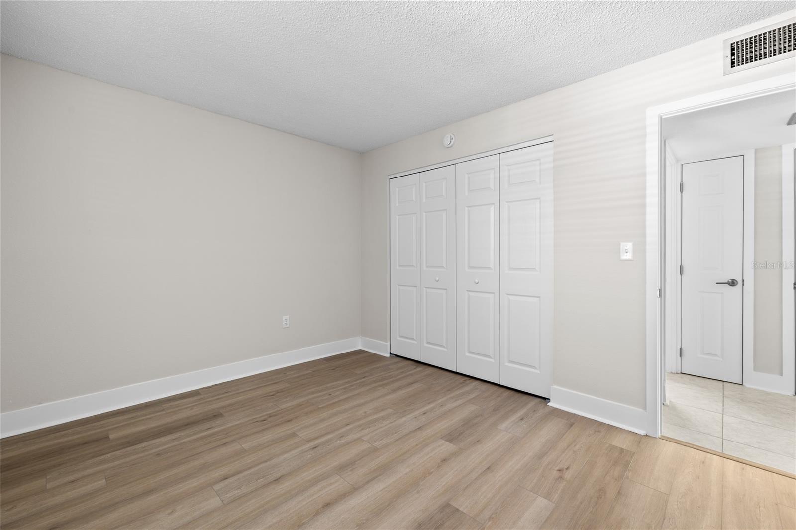 Spacious guest bedroom
