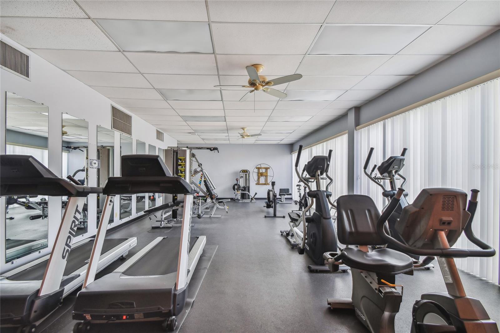 Well equipped gym