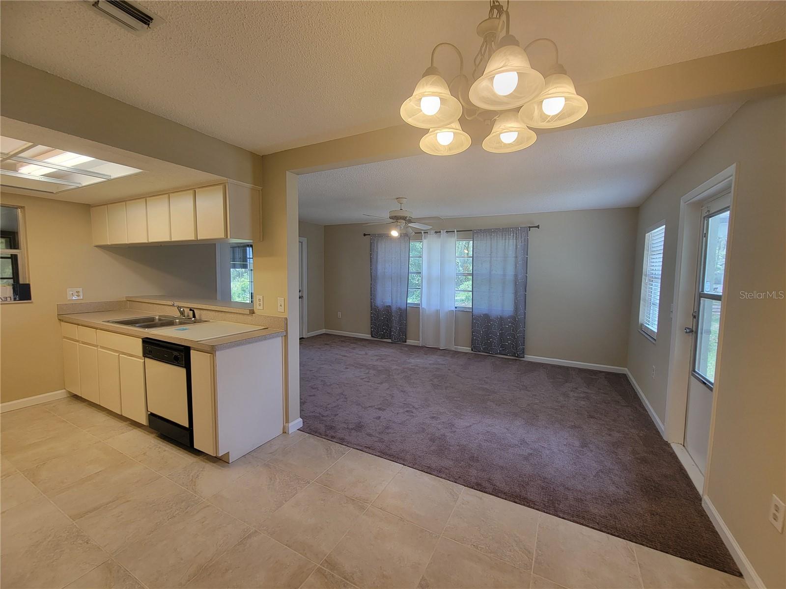 Eat in kitchen with spacious Family Room