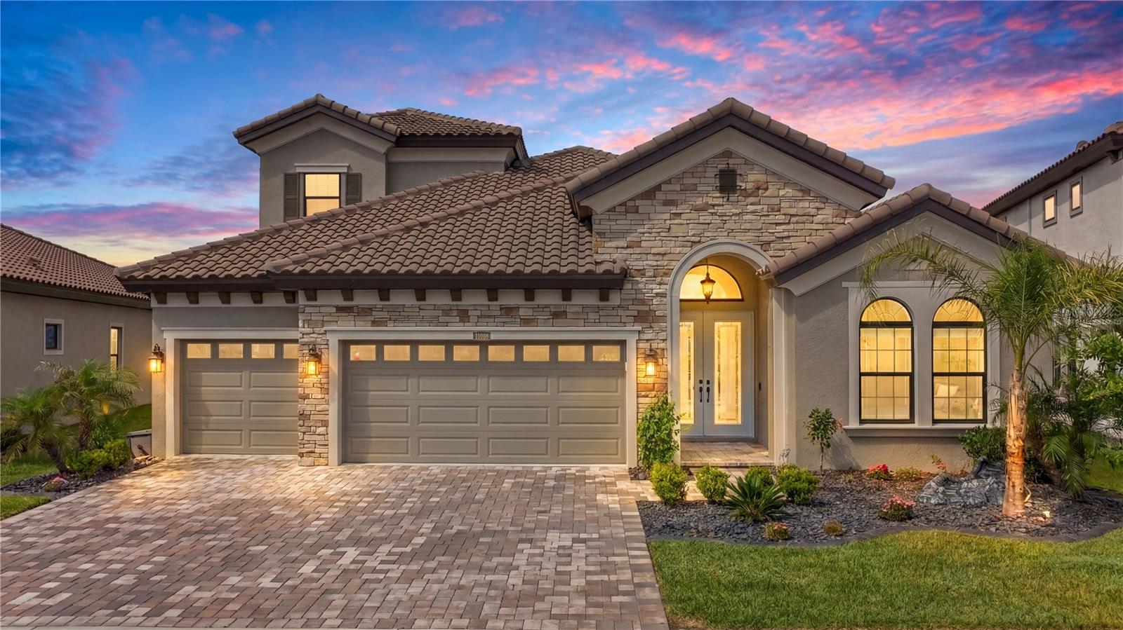 Front exterior Virtually Staged