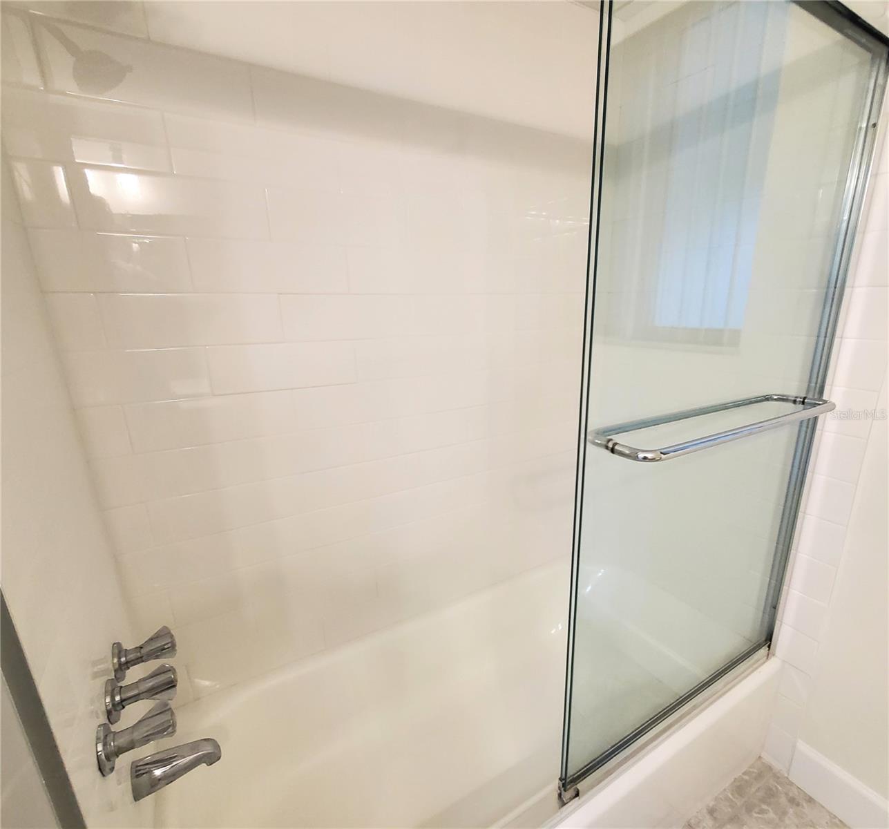 complete remodel with shower and tub