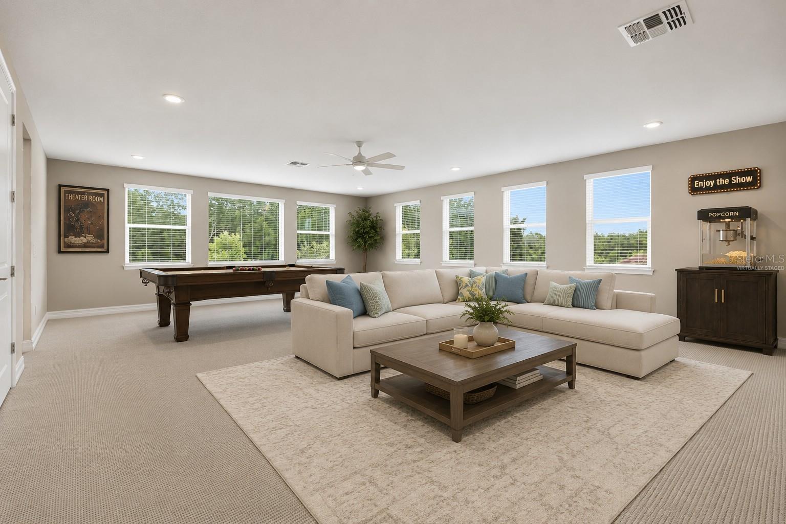 Second Floor - Bonus Room Virtually Staged