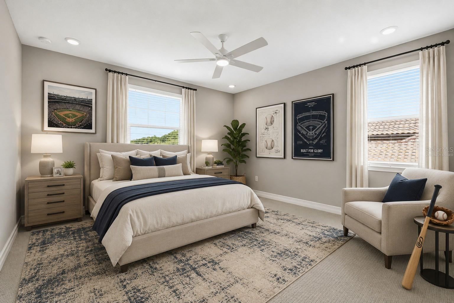 Second Floor - En-Suite Bedroom - Virtually Staged