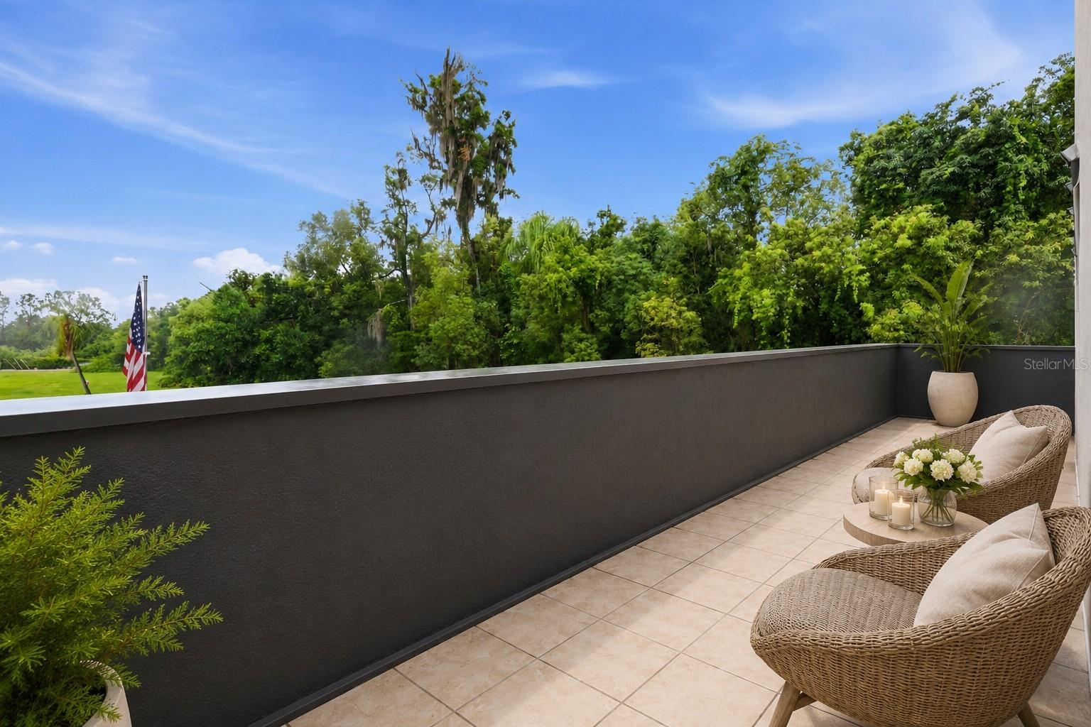 Front home balcony