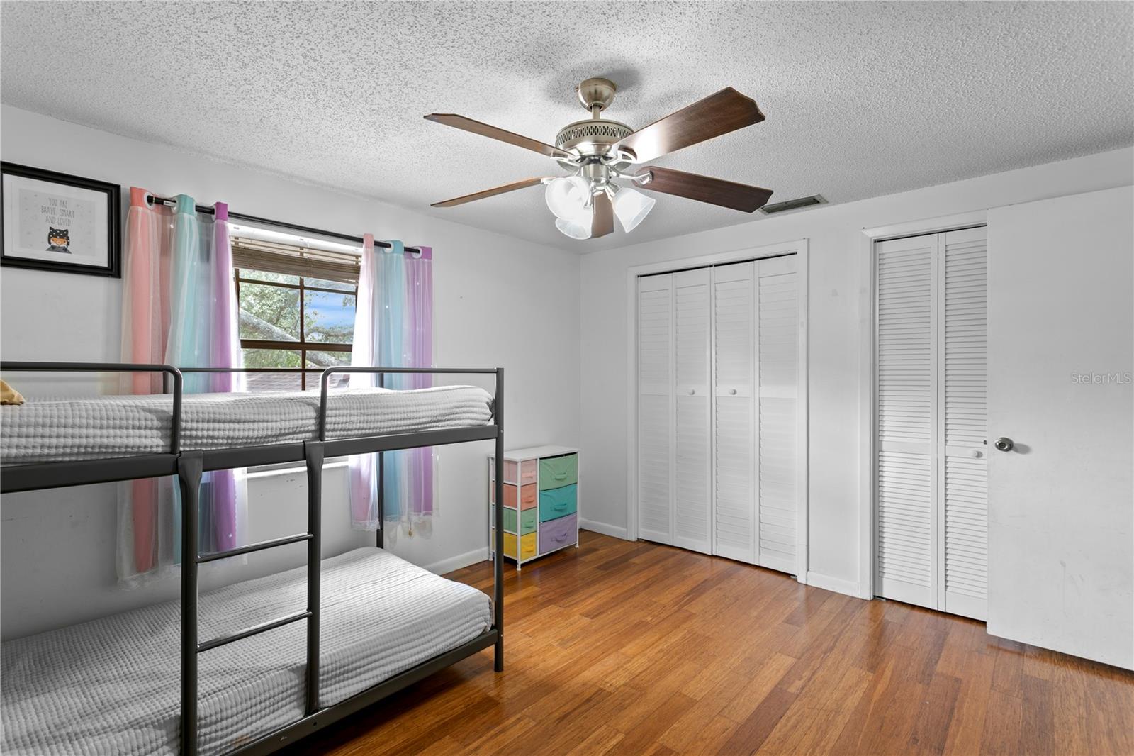 Bedroom 4 features two built-in closets