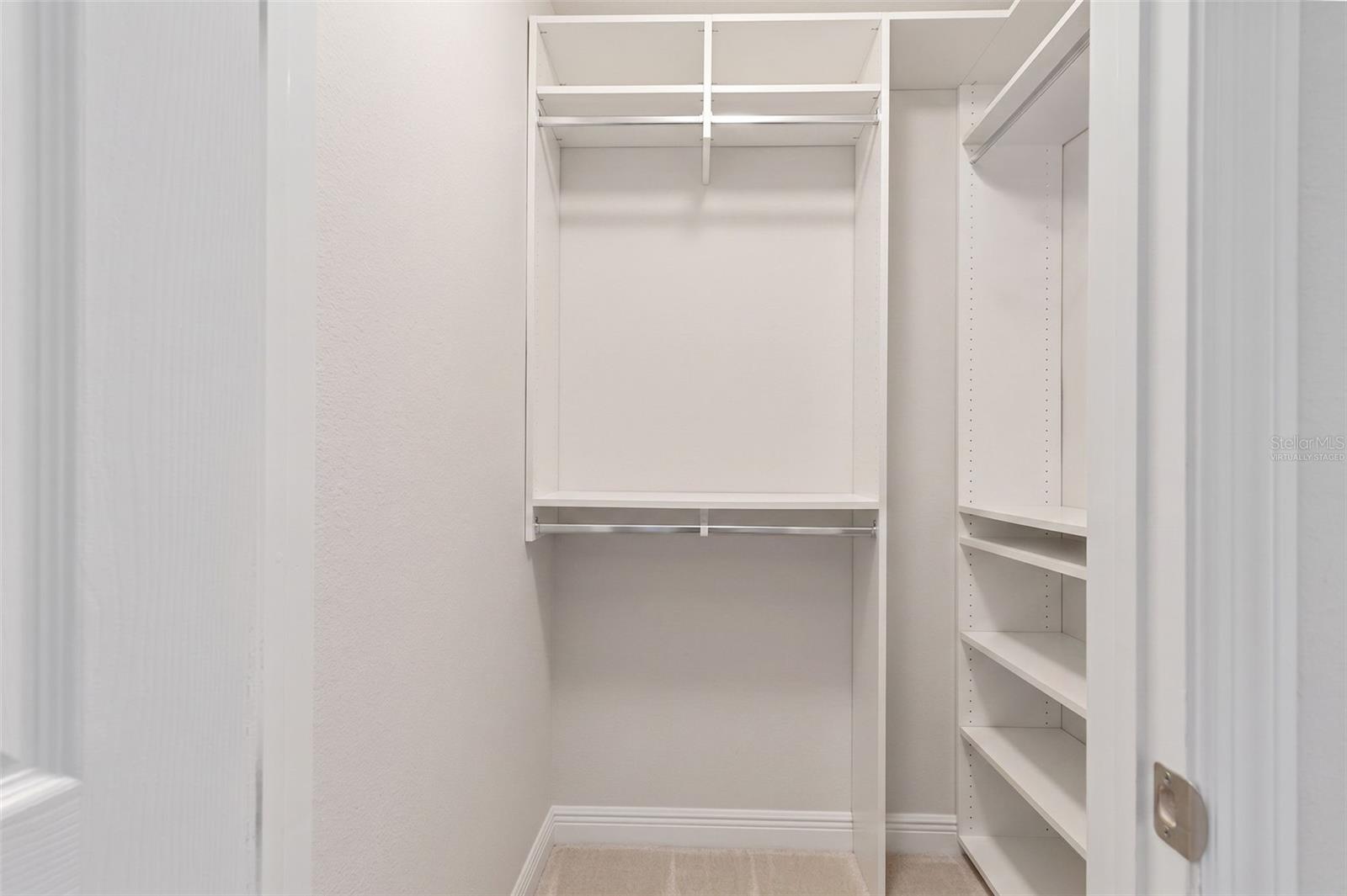 Virtually Staged- Bedroom Three- Custom Closet