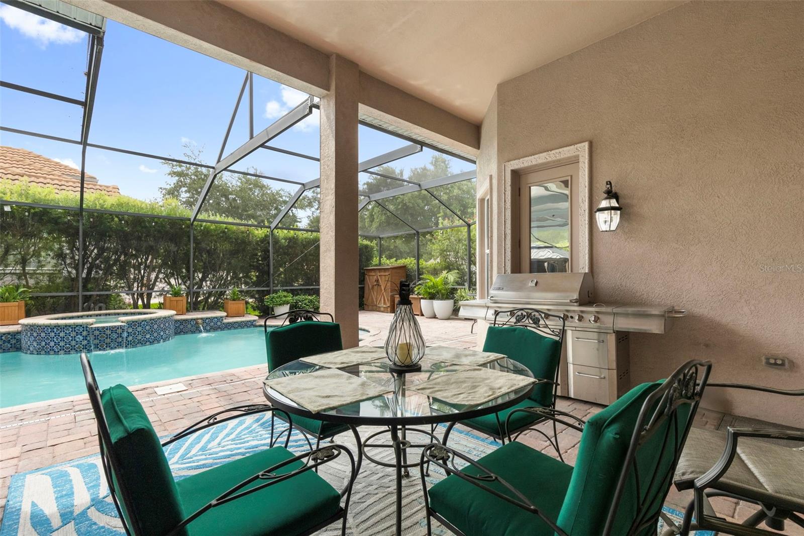 Outdoor Covered Seating Area