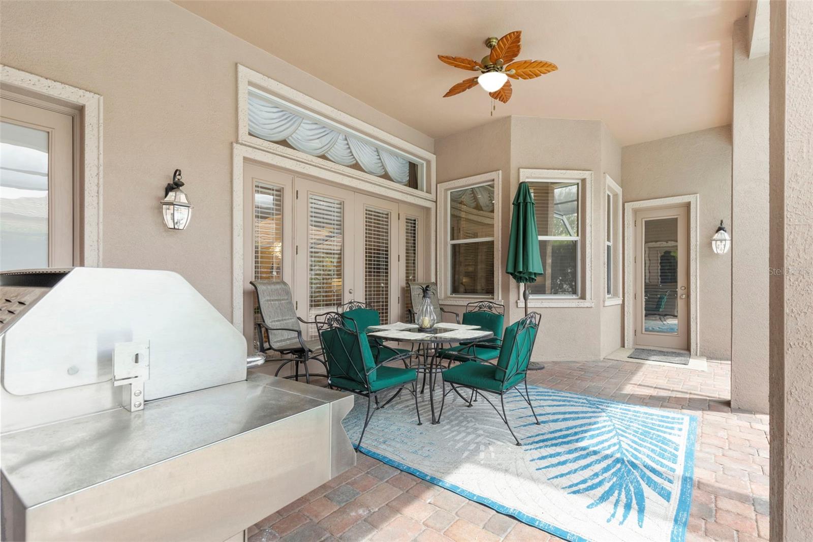 Outdoor Covered Seating Area