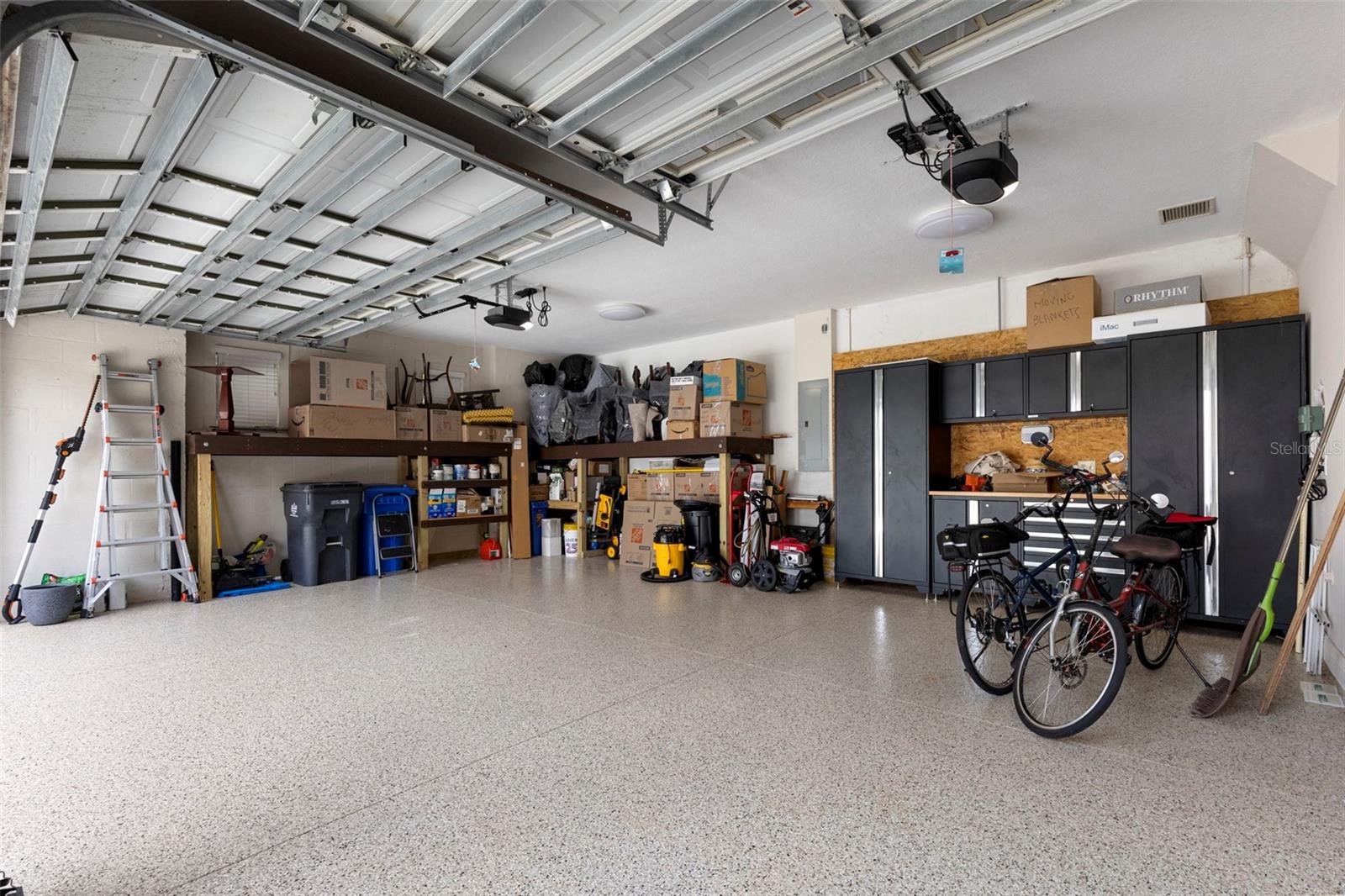 Garage-Shelving, Metal Cabinets & Workbench