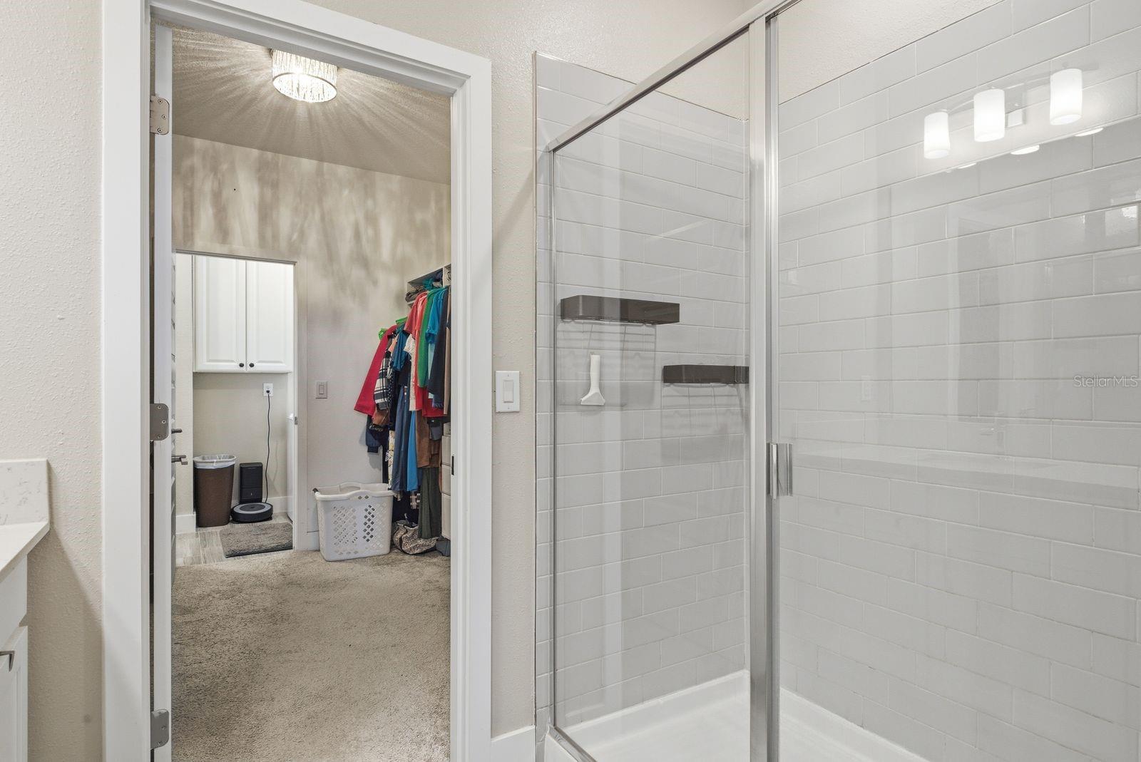 Primary Bathroom and Walk in Closet