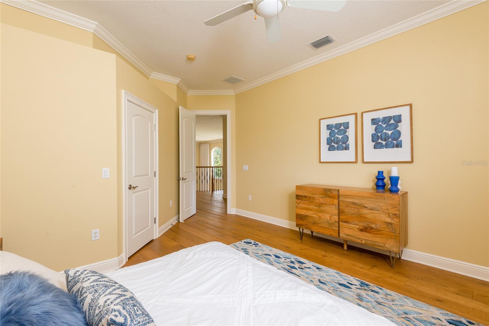bedroom #4 has a walk-in closet