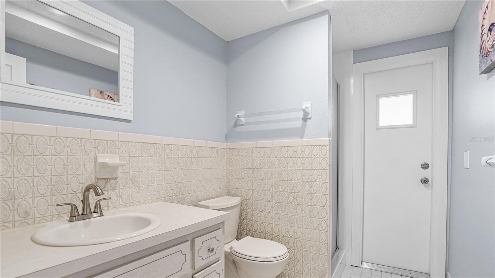 Bathroom #2 with Shower and Pool Access
