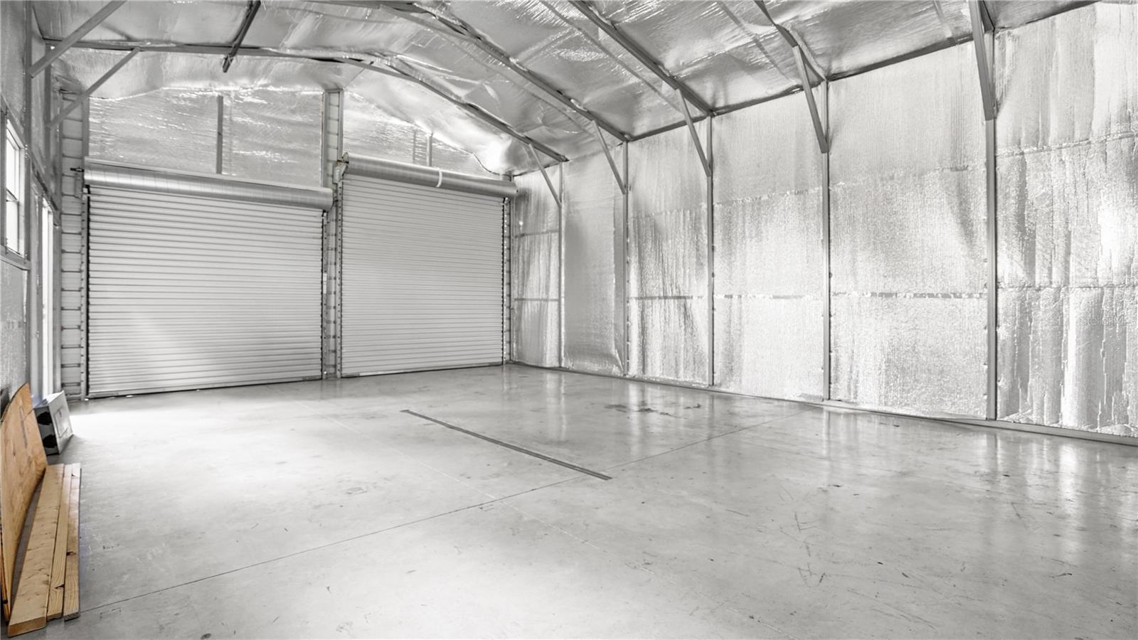 Pass through roll up doors